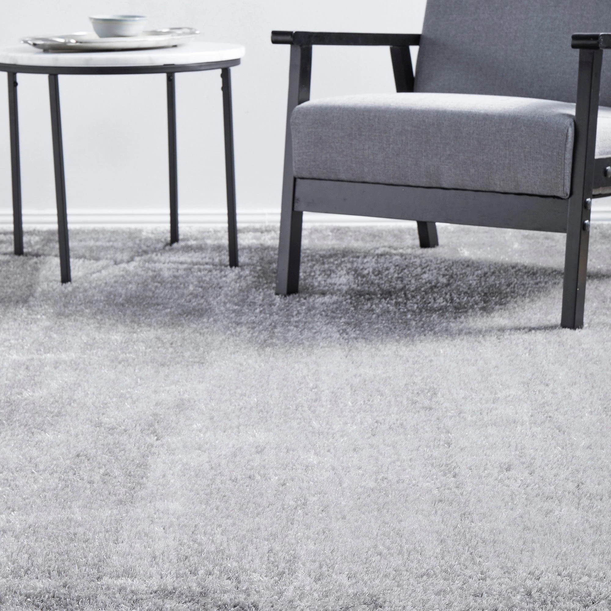 3 Common Ground Rugs Carmine 230x160cm - Medium Floor Rug - Silver, 3 of 10
