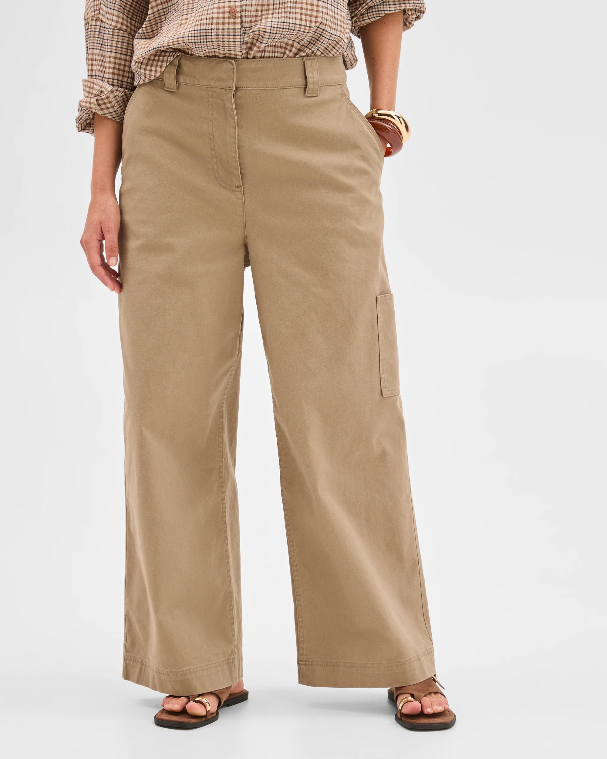 3 Target Woman Australian Cotton Full Length Carpenter Pants LEAD GREY, 3 of 8