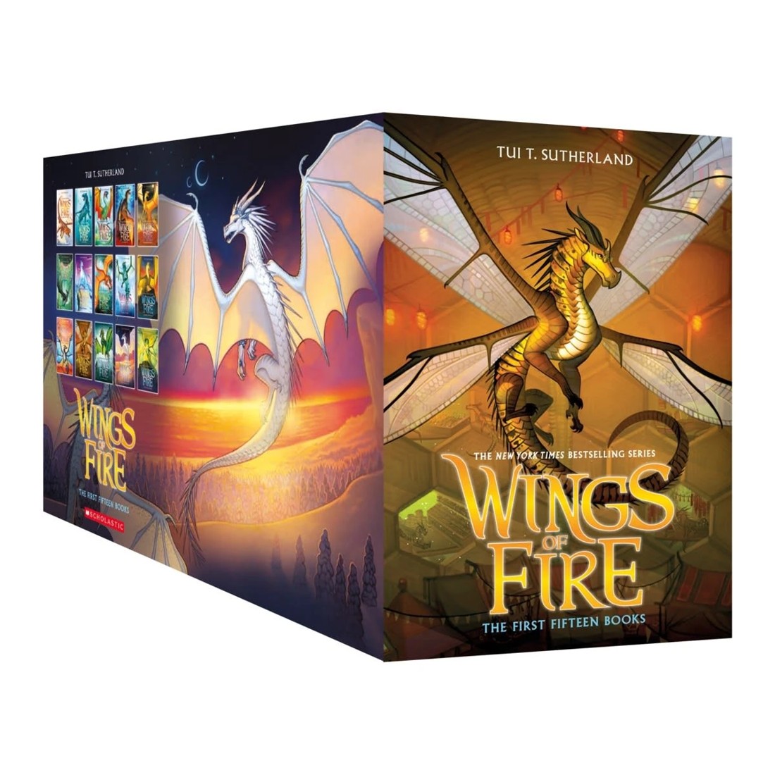 1 Wings of Fire: The First Fifteen Books Box Set by Tui T. Sutherland - Book, 1 of 2