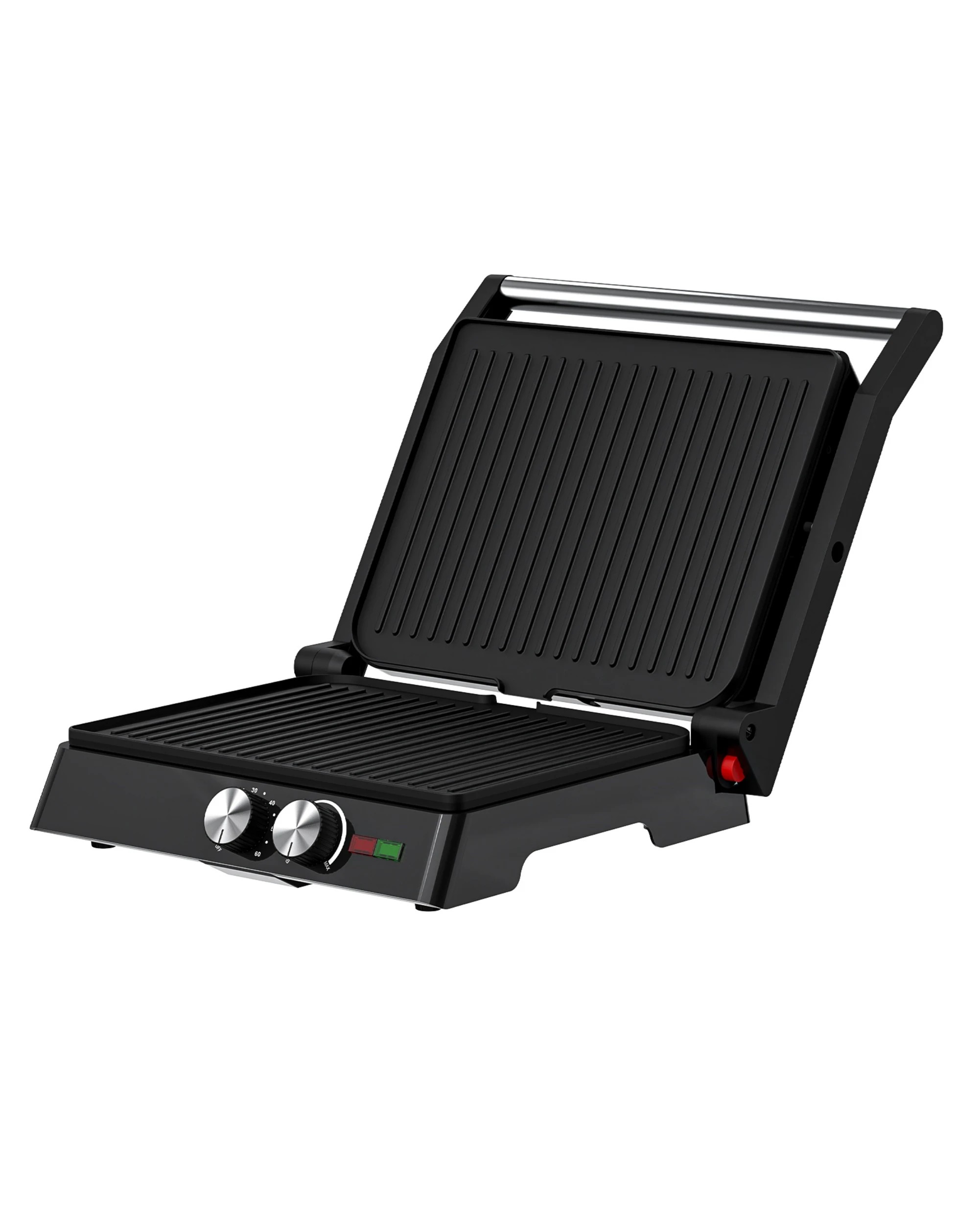 1 Advwin Sandwich Maker, Panini Press Machine, Steak Grill, Breakfast Maker - Silver, 1 of 7