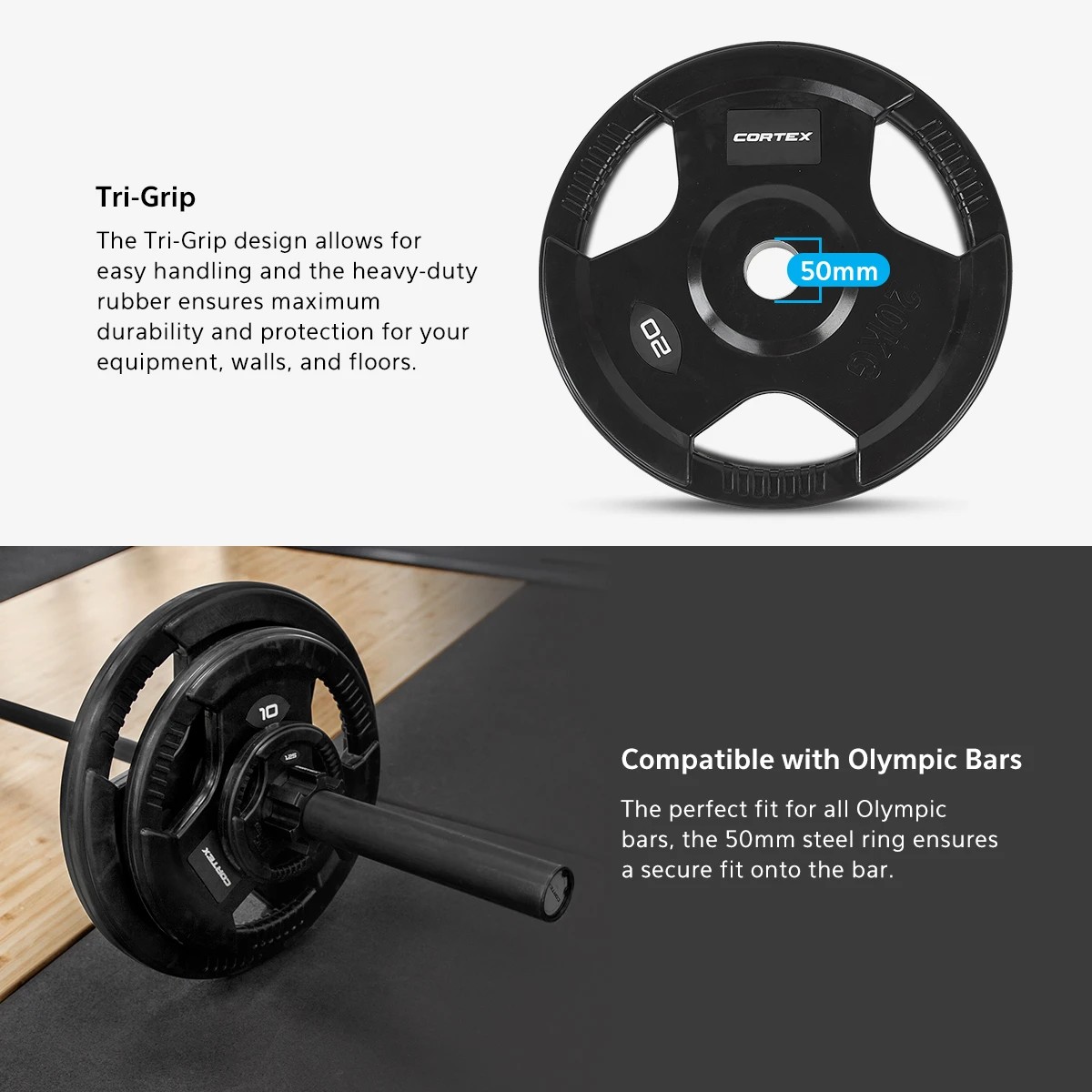 10 LSG GRK-110 with FID Bench, 90kg Olympic Weights - Barbell and Rubber Tri-Grip Plates - Black, 10 of 10