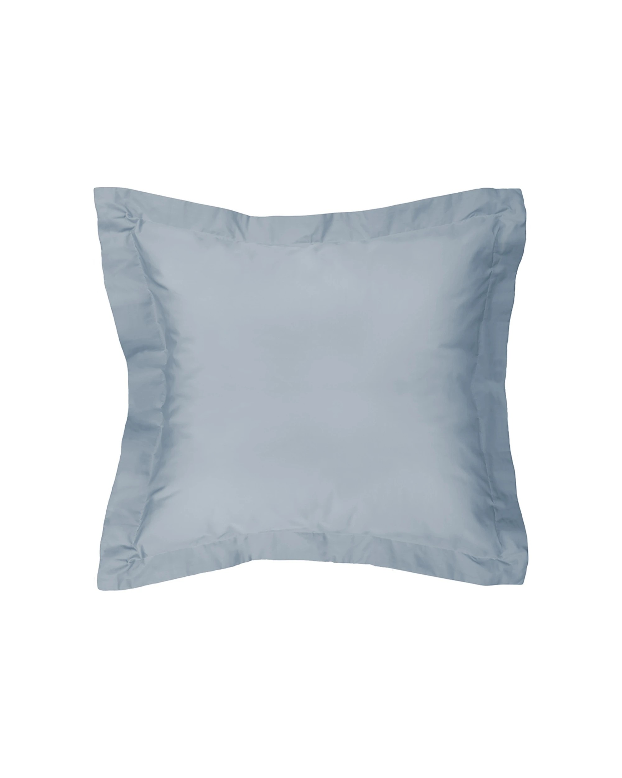1 Algodon Euro Pillowcase 65cm 300TC Cotton Luxury Soft Smooth Comfort Faded Denim - Blue, 1 of 1
