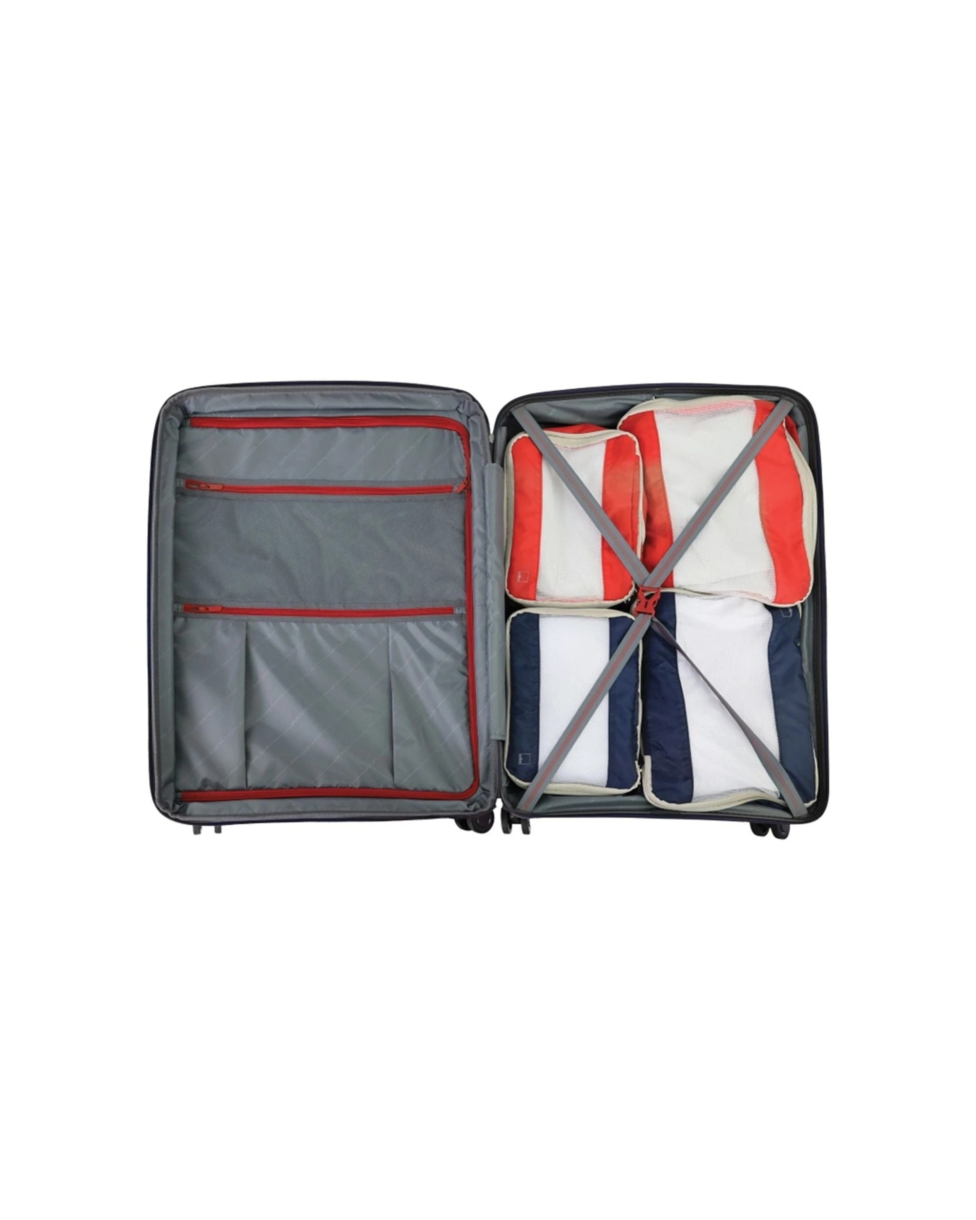 3 Pierre Cardin 2pc Polypropolene (PP) Large & Medium Luggage Suitcase Set Lilac - Purple, 3 of 6