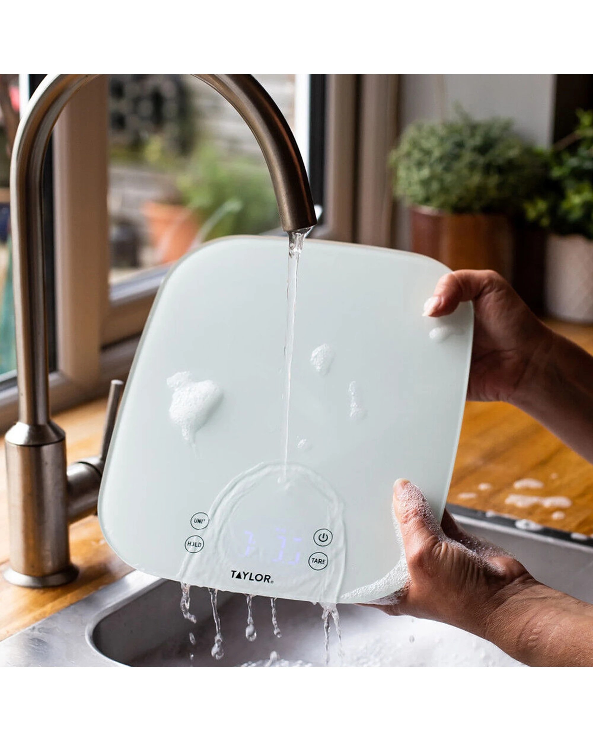 3 Taylor Pro Glass Waterproof Digital Dual Kitchen Scale 14kg - Multi, 3 of 6