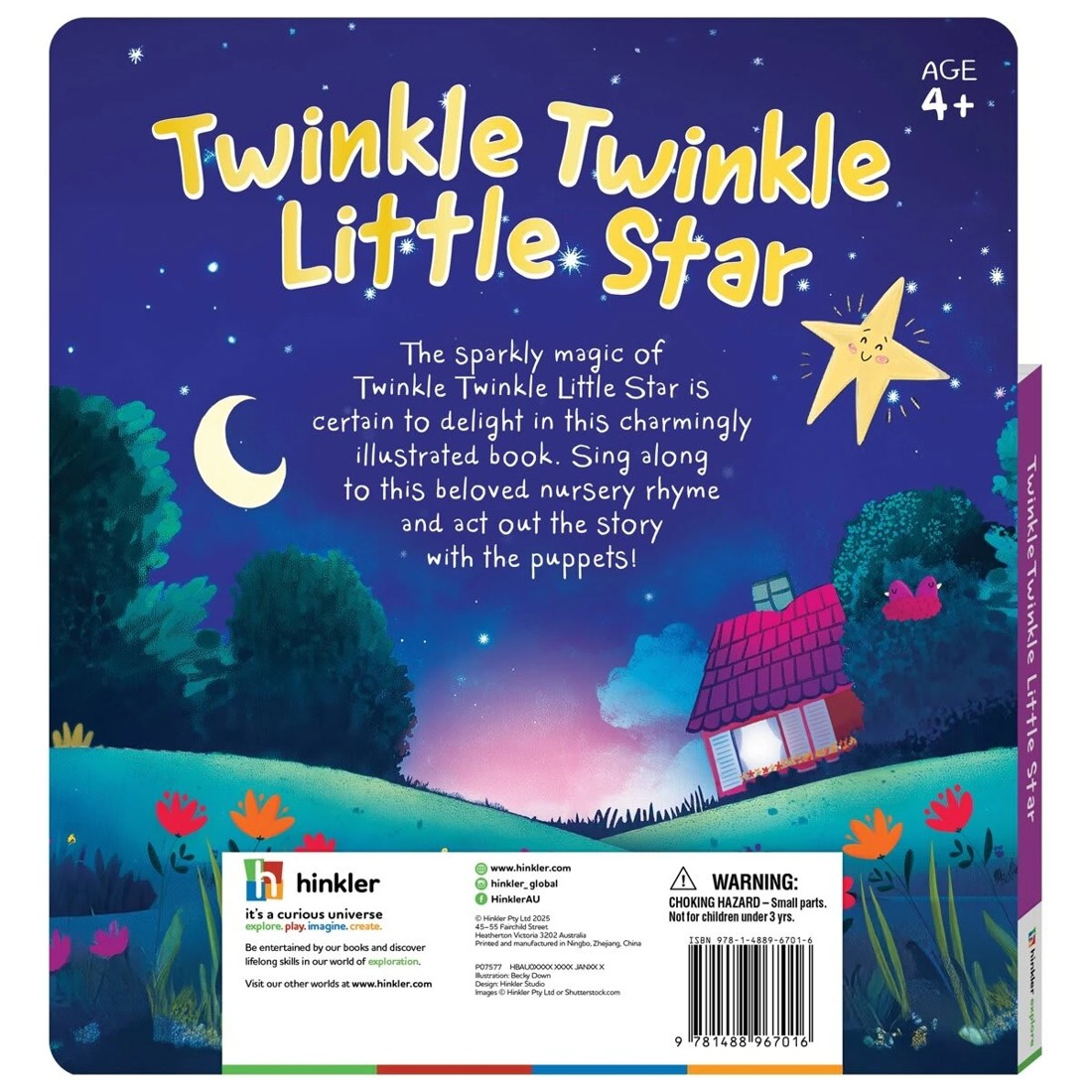 3 Twinkle Twinkle Little Star Finger Puppet Book, 3 of 3