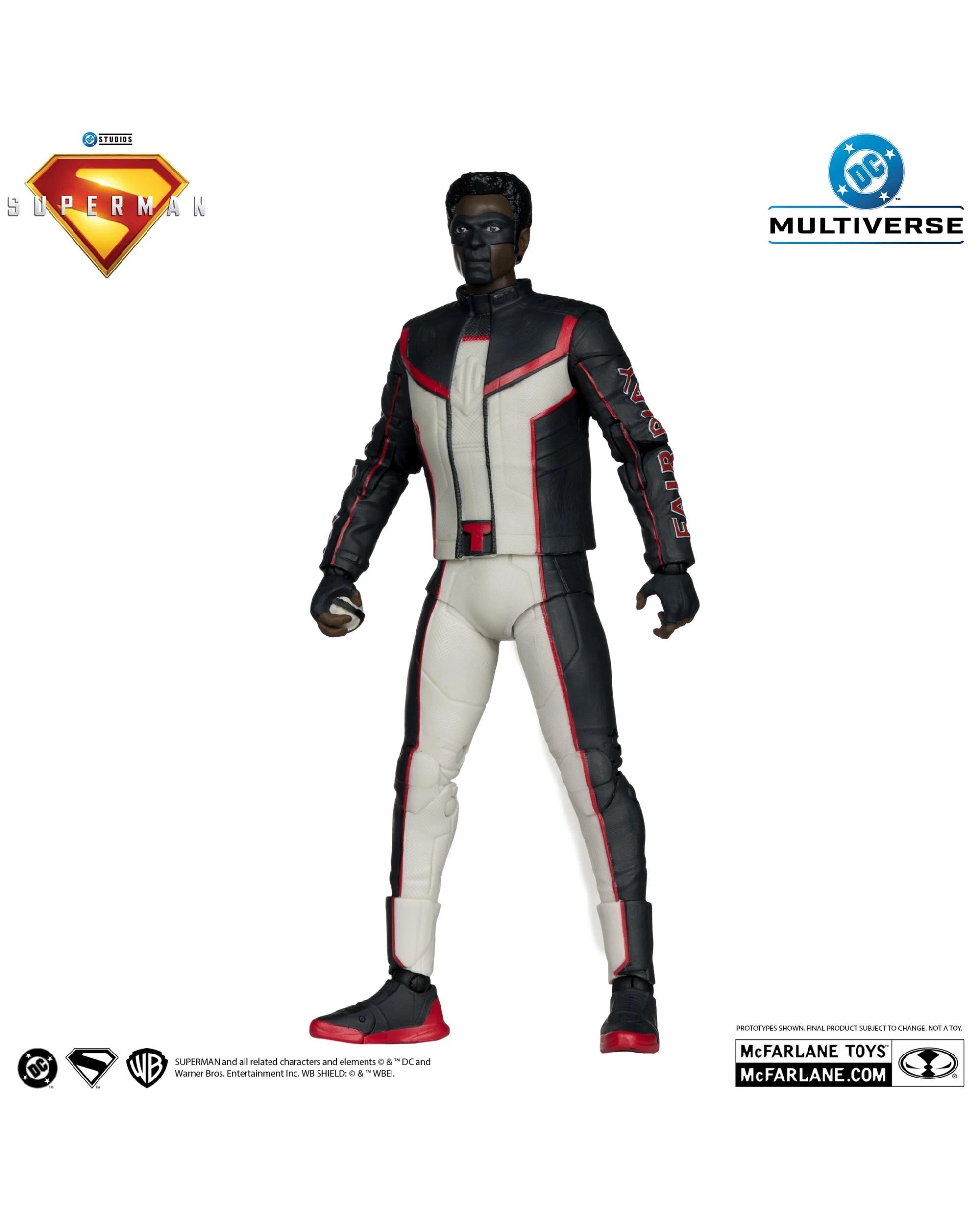 3 DC Multiverse Superman - 2025 -  Mr Terrific Deluxe Theatrical Red Platinum Edition 7 inch Action Figure, 3 of 8