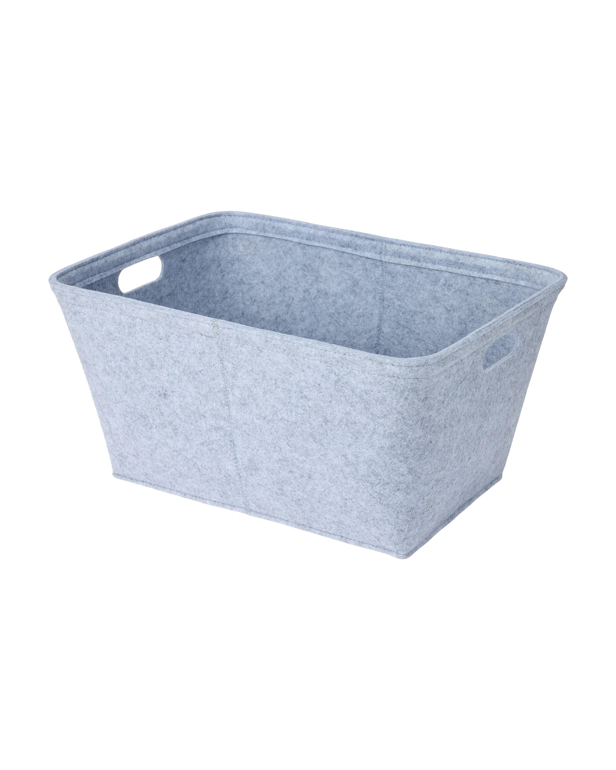 1 Felt Basket - Medium, Grey, 1 of 5