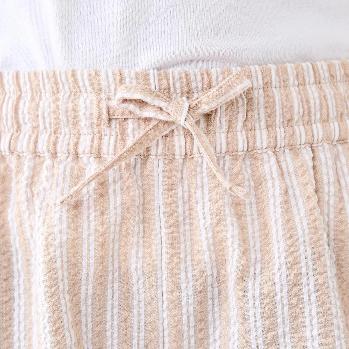 3 Relaxed Stripe Shorts BEIGE STRIPES, 3 of 6