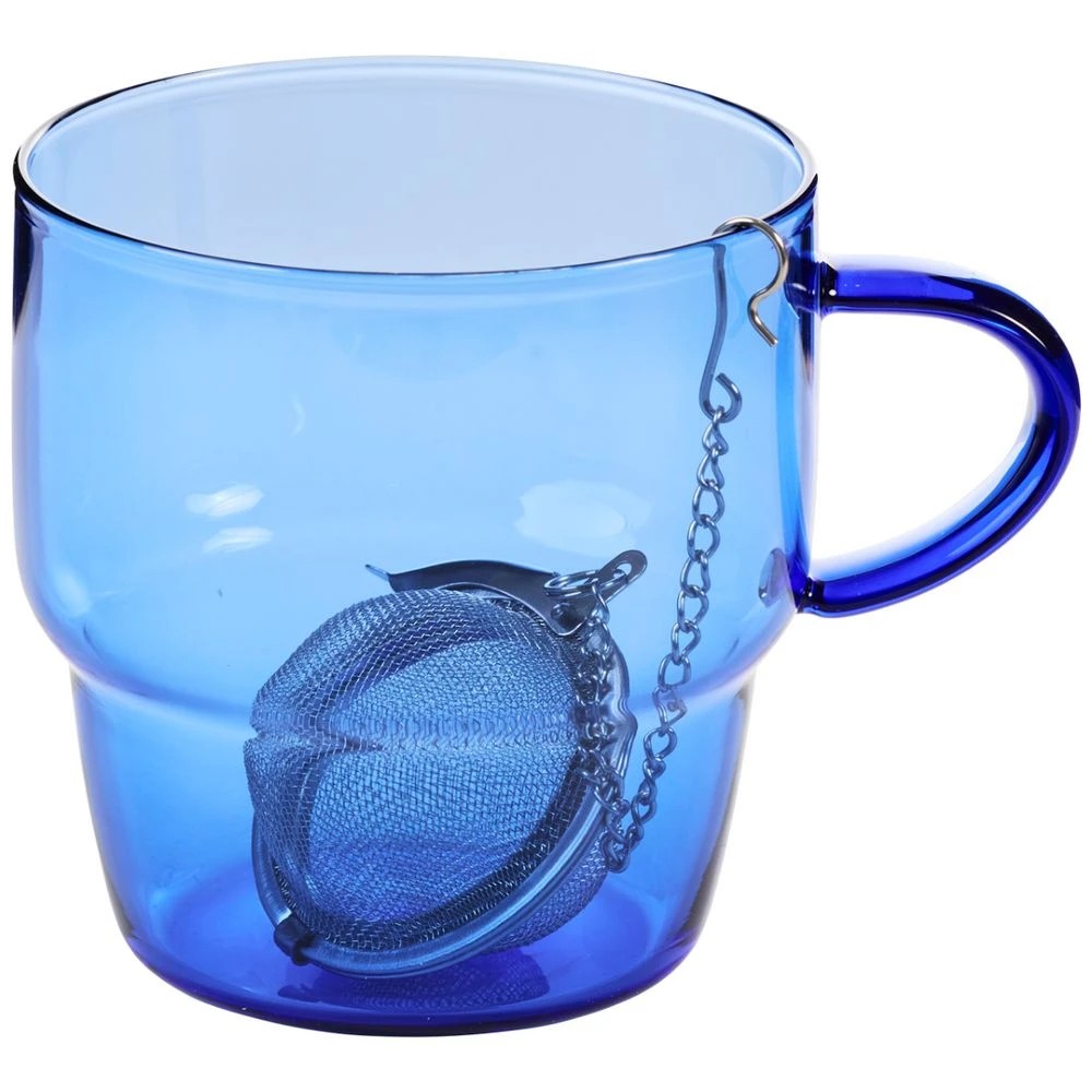 1 Otto Eclectic Pop Tea Cup with Infuser, 1 of 6