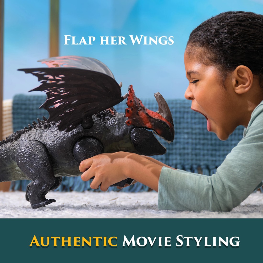 6 How To Train Your Dragon: Dragon Volcano Island Titan Red Death Figure, 6 of 7