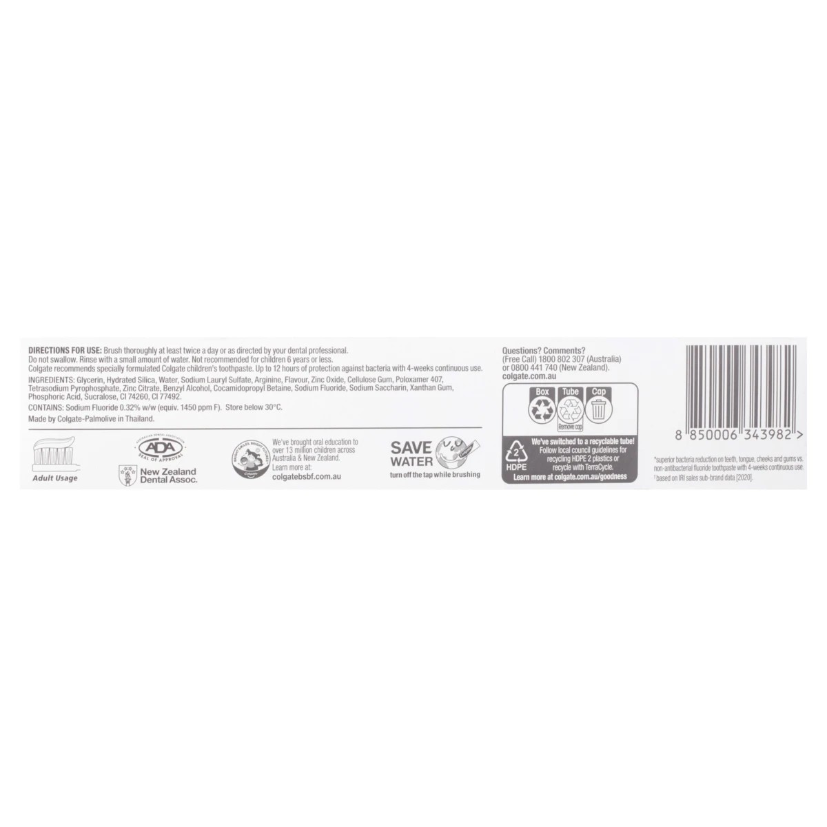 6 Colgate Total Advanced Fresh Antibacterial and Fluoride Toothpaste, 6 of 10