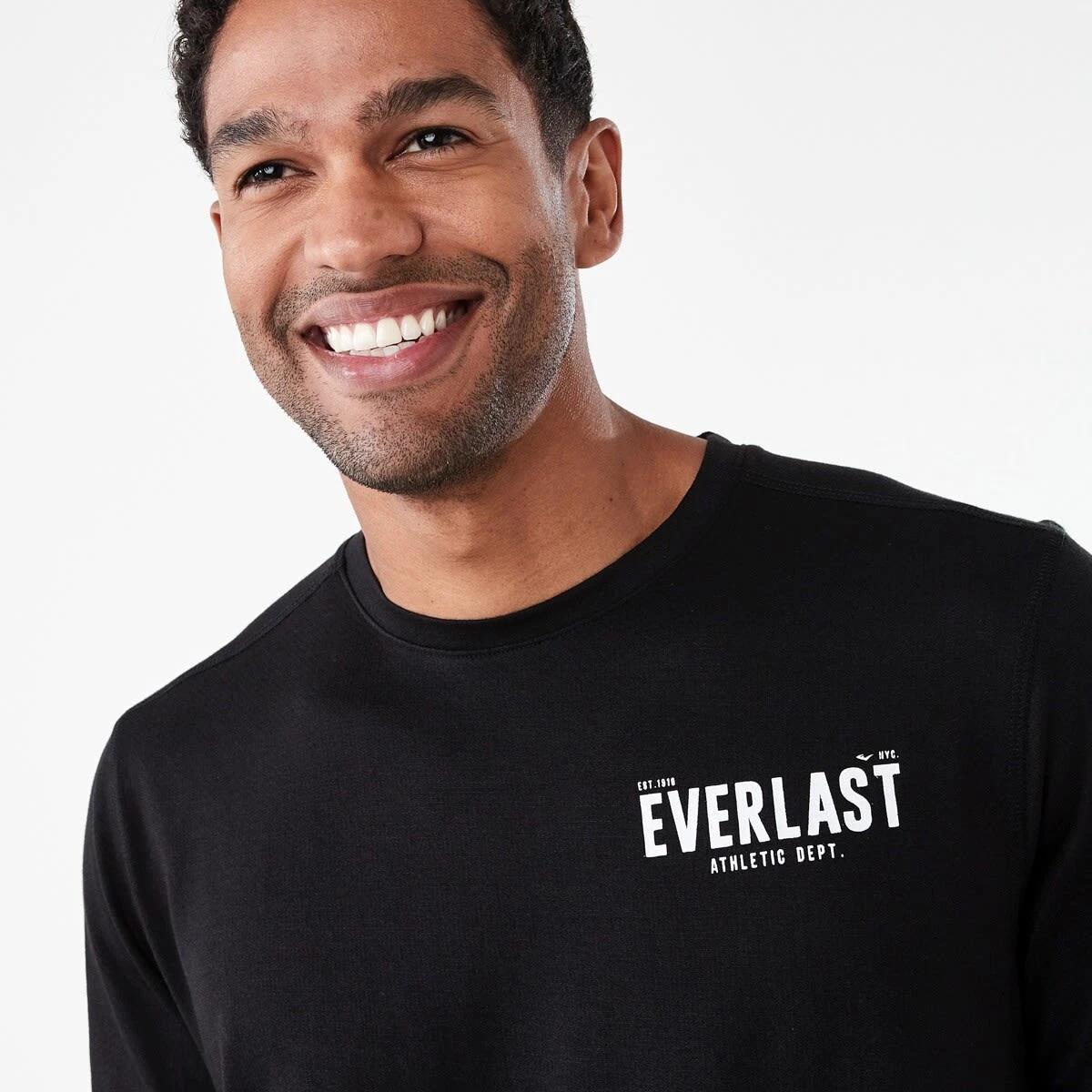 4 Everlast Mens Mesh T-shirt Black, 4 of 7