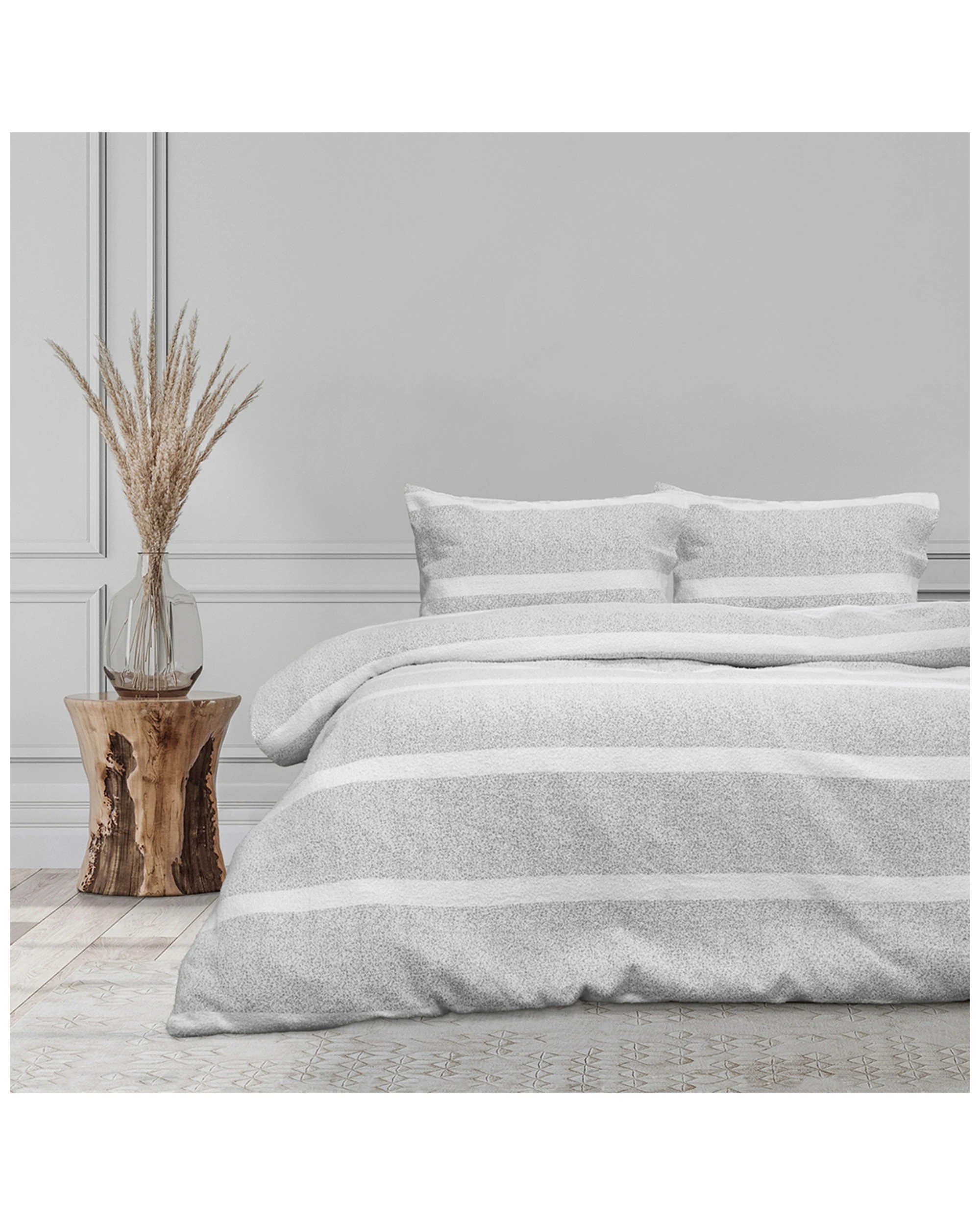 1 Ardor Liam Quilt Cover Set Polyester Queen Size Bedding Reversible Chenille
 - Queen Bed, 1 of 4