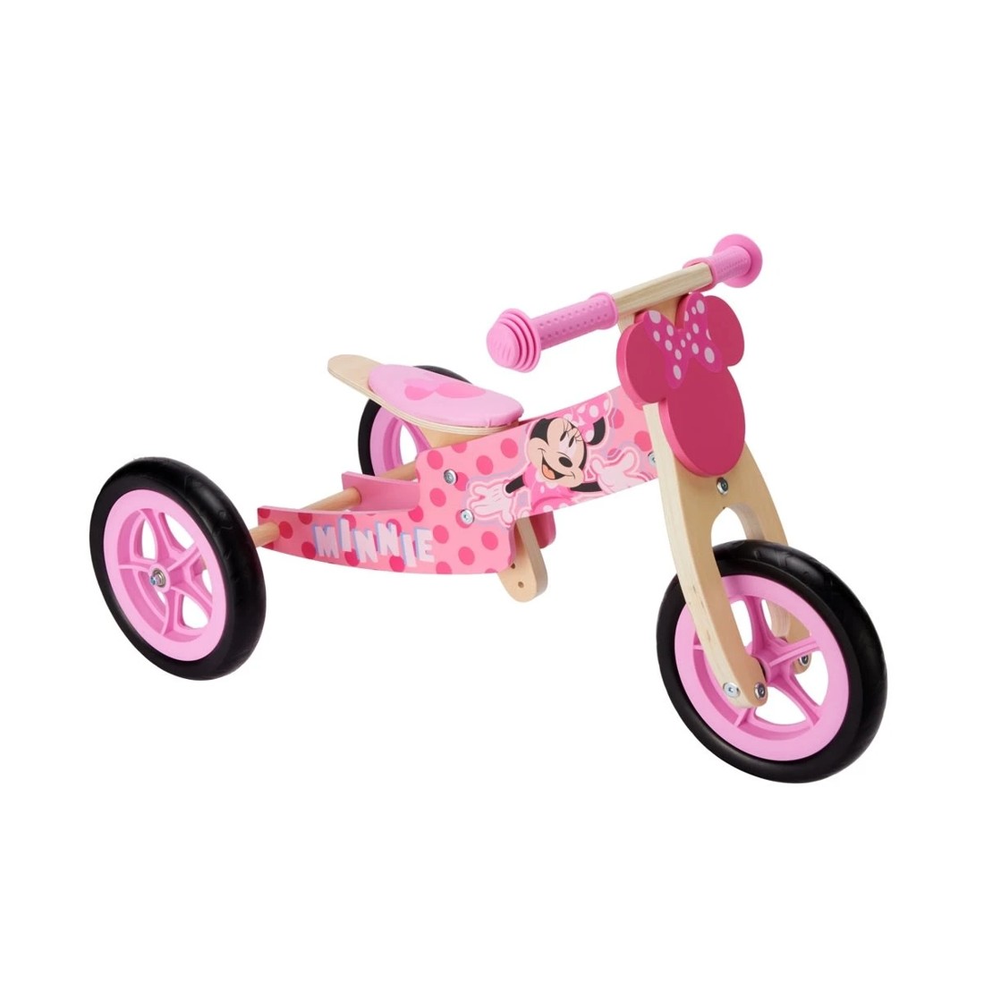 7 2-in-1 Minnie Wooden Balance Bike, 7 of 9