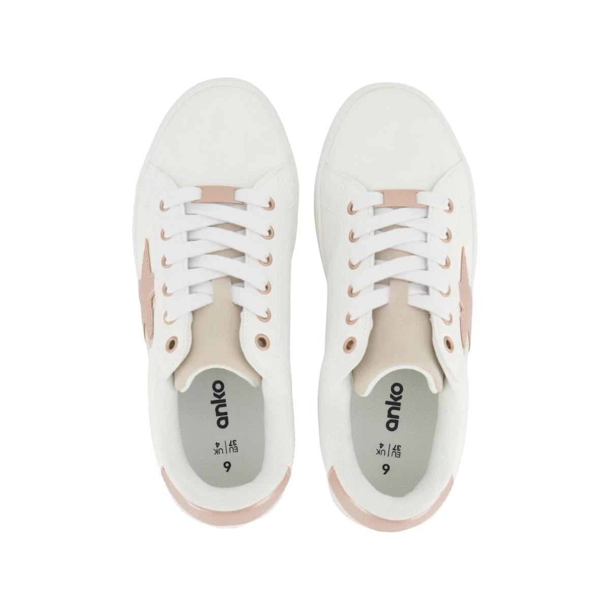 2 Dressy Detail PU Sneakers White, 2 of 5