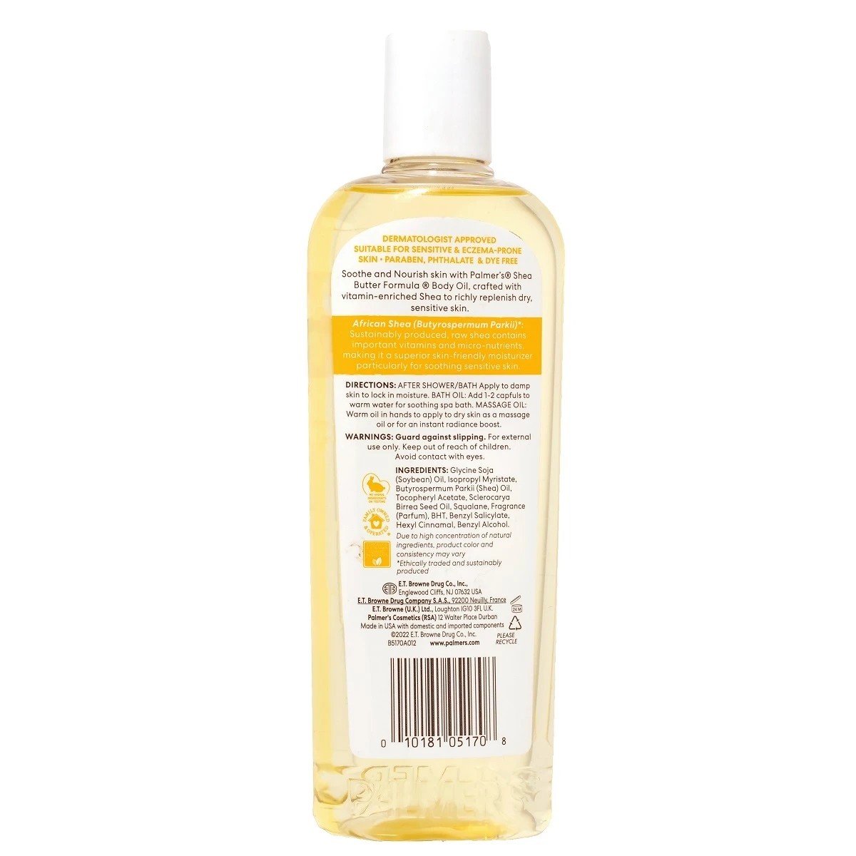 2 Palmer's Shea Butter Formula Body Oil 250ml - Raw Shea and Vitamin E, 2 of 4