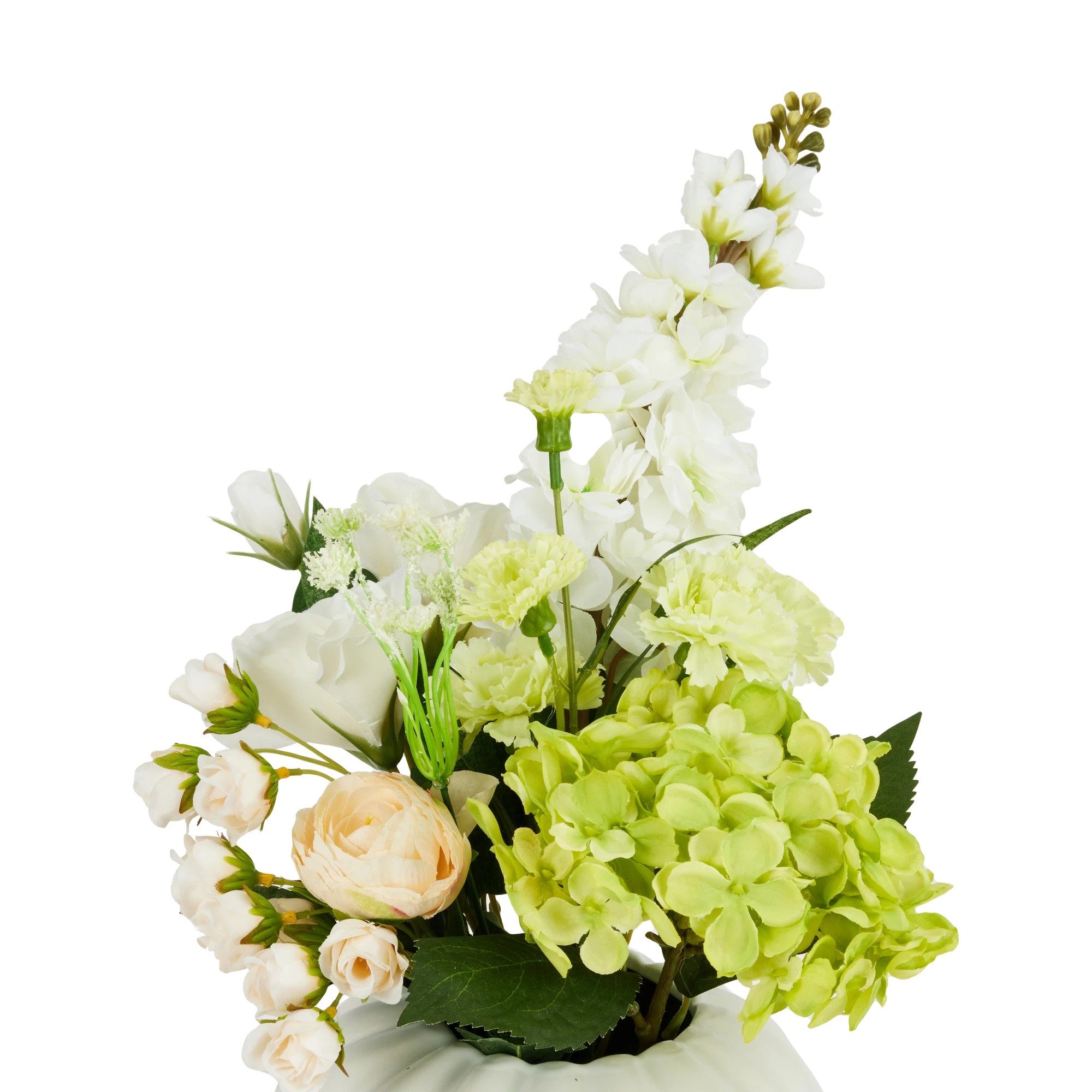 3 Artificial Garden Bouquet in Vase, 3 of 6