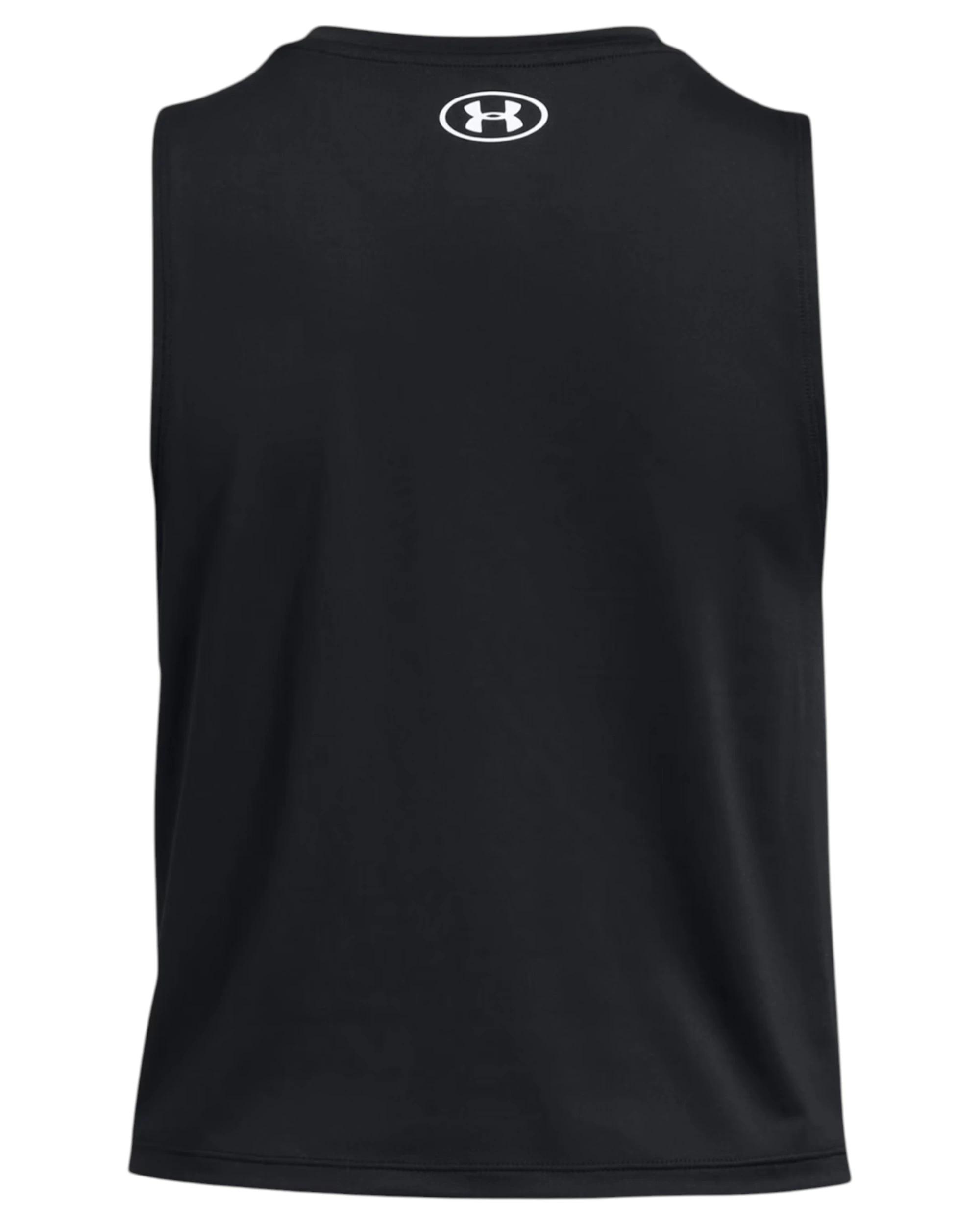 4 Under Armour Womens Vanish Energy Crop Tank Black Singlet BLACK, 4 of 4