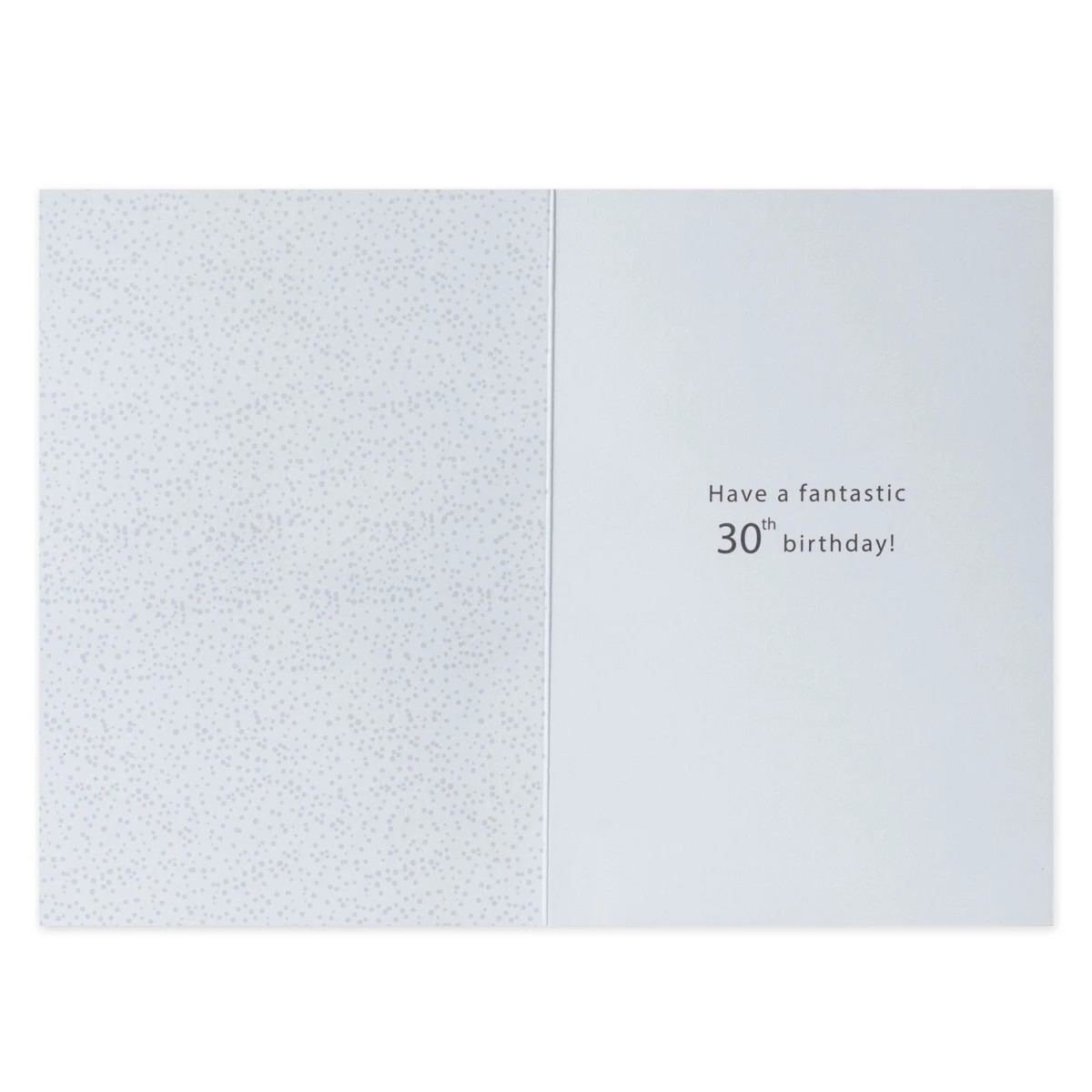 2 Connections from Hallmark 30th Birthday Card - Silver Stars and Dots, 2 of 3