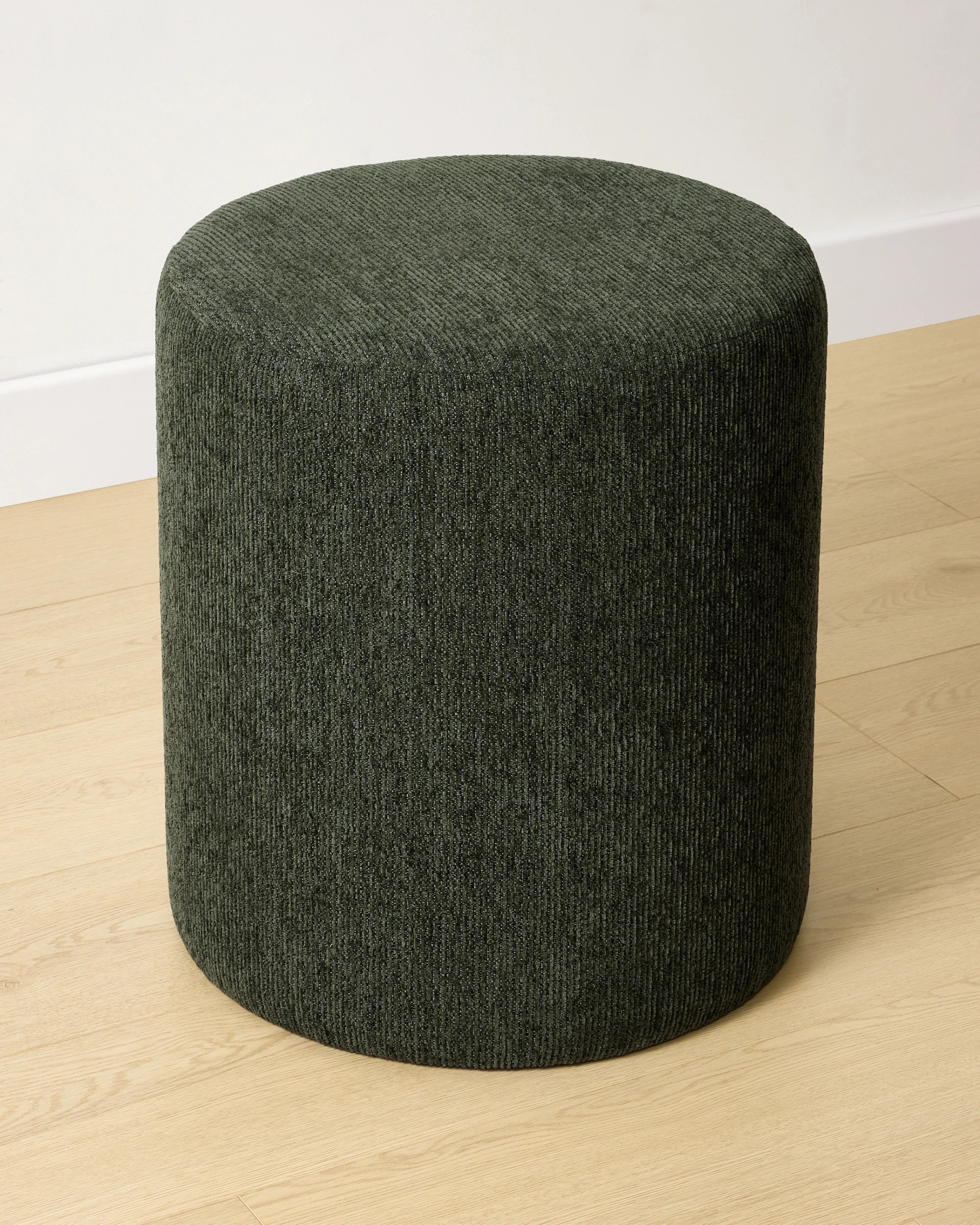1 Jax Drum Ottoman - Green, 1 of 5