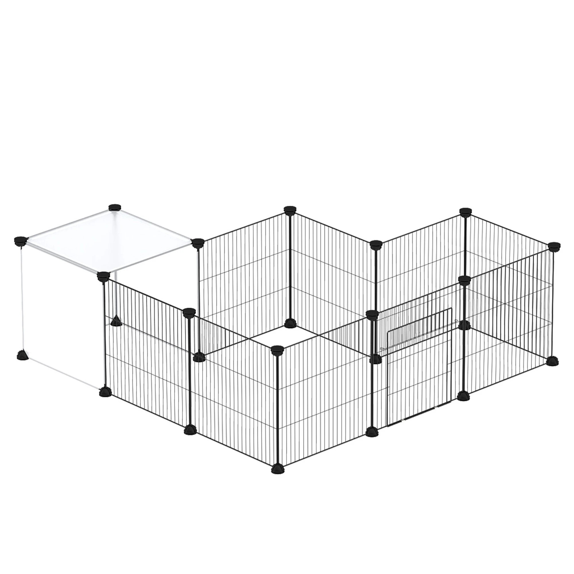 2 Pawz 14 Panels Metal Pet Fence, 2 of 9