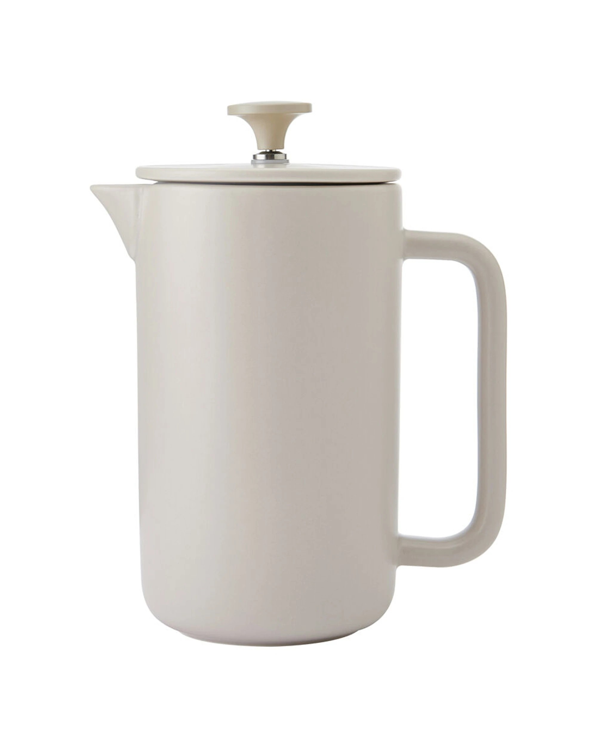 1 La Cafetiere Arezzo 8-Cup 1L Stoneware Cafetiere Coffee Press - Beige, 1 of 7