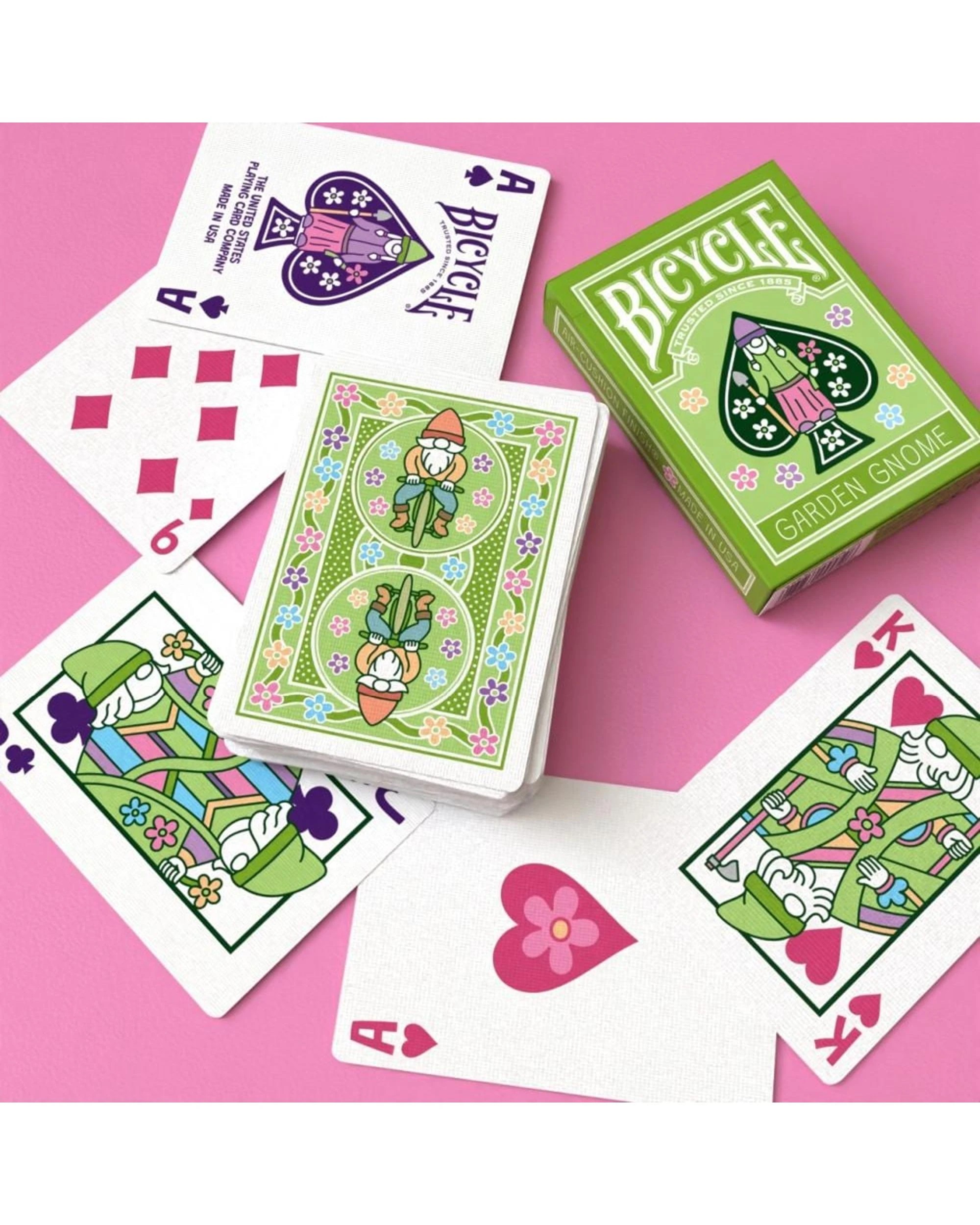 5 Bicycle Garden Gnome Playing Cards, 5 of 10