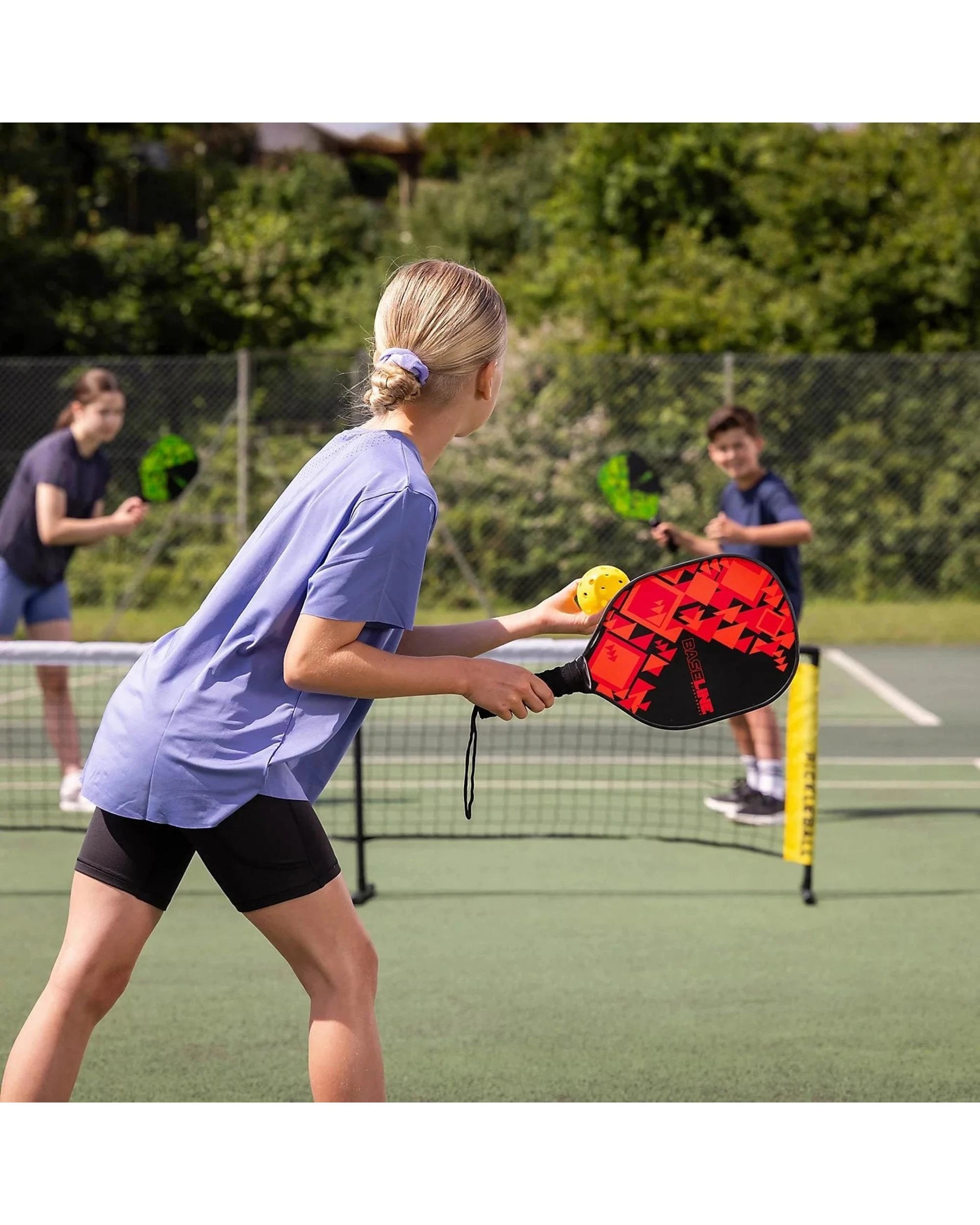 6 Baseline Pickleball 4 Player Bat, Ball and Net Set, 6 of 6