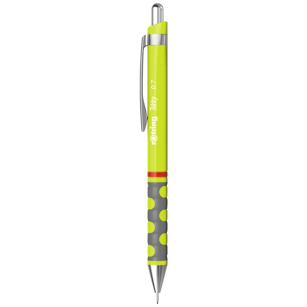 1 rOtring Tikky Mechanical Pencil 0.7 mm Spidermum Green, 1 of 8