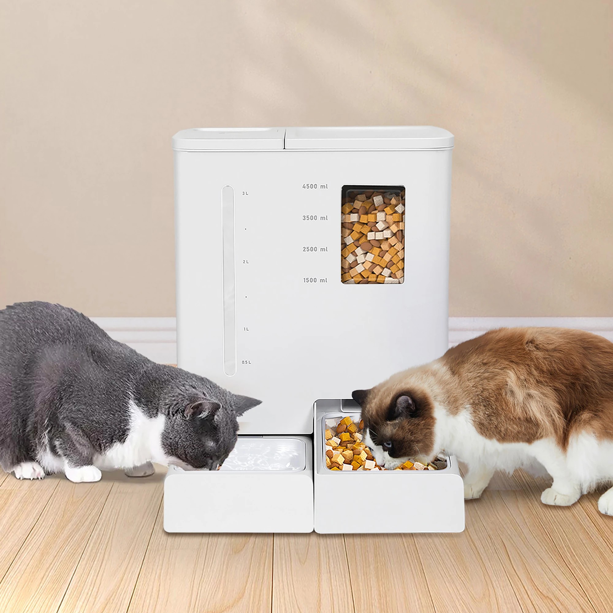 5 Pawz 2-in-1 Automatic Pet Feeder & Water Dispenser, 5 of 5