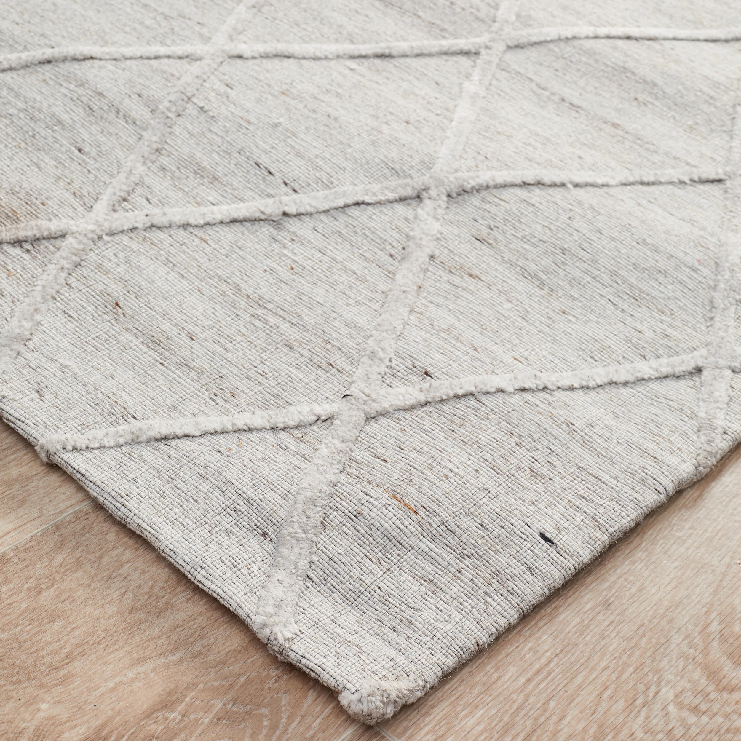 3 Common Ground Rugs Tableau 5051 400x300cm - Extra Extra Large Hand Loomed Rug - Silver, 3 of 6