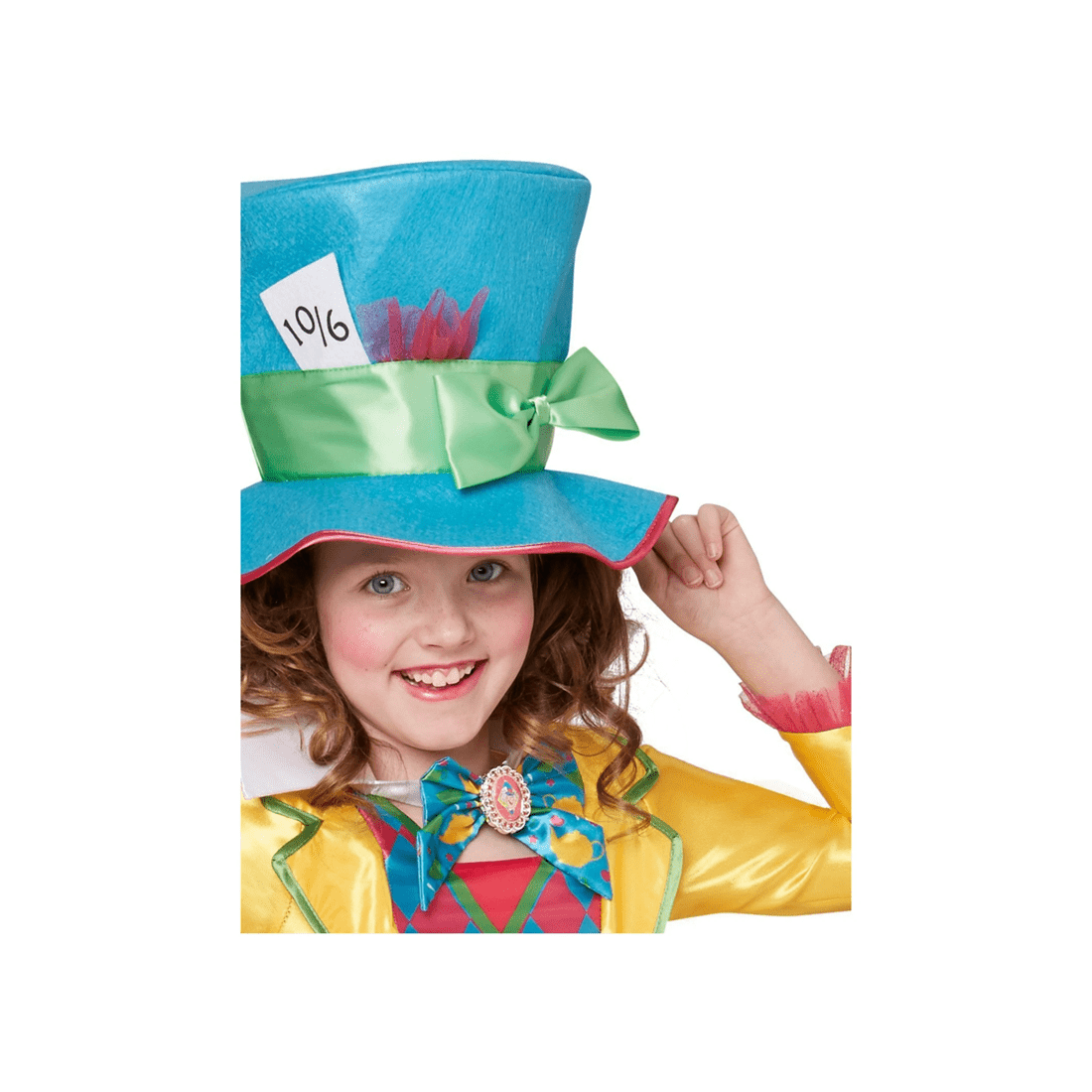 1 Rubies Mad Hatter Girls Deluxe Costume Tutu Dress Top Hat 9-10 Years
 - Pink, 1 of 2