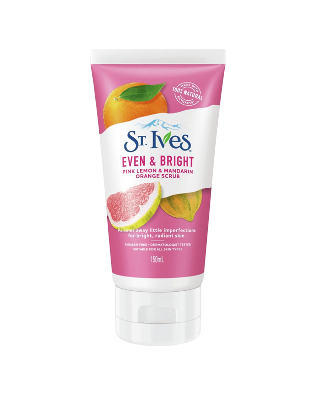 St. Ives Even and Bright Scrub 150ml - Pink Lemon & Mandarin Or