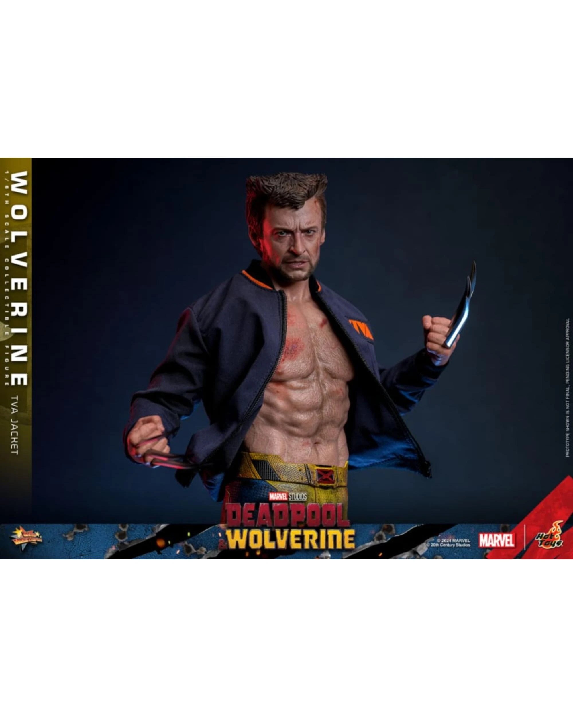 4 Hot Toys Deadpool and Wolverine: Wolverine - TVA Jacket Version -  1:6 Scale Collectible Action Figure, 4 of 8