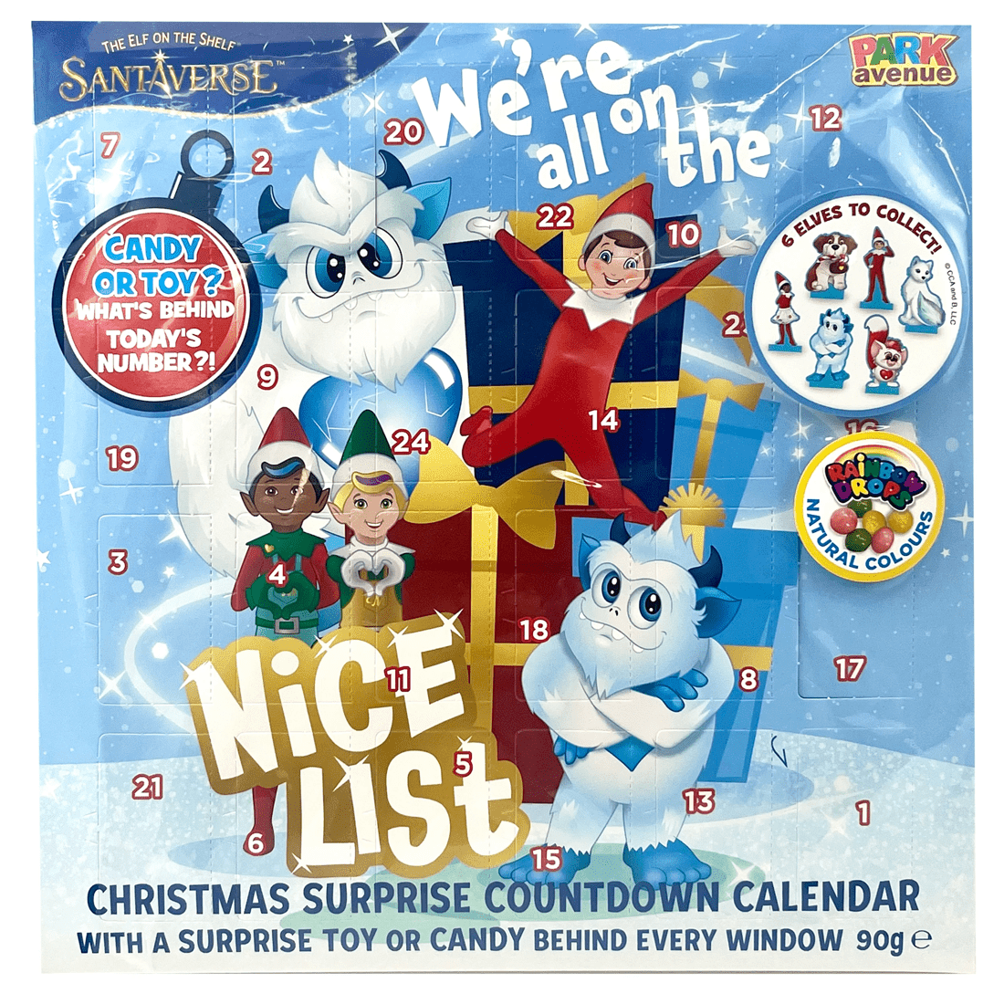 2 Park Avenue The Elf on the Shelf Christmas Surprise Countdown Calendar 90g, 2 of 3