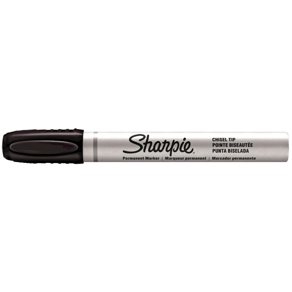 2 Sharpie Metal Permanent Marker Chisel Black, 2 of 2