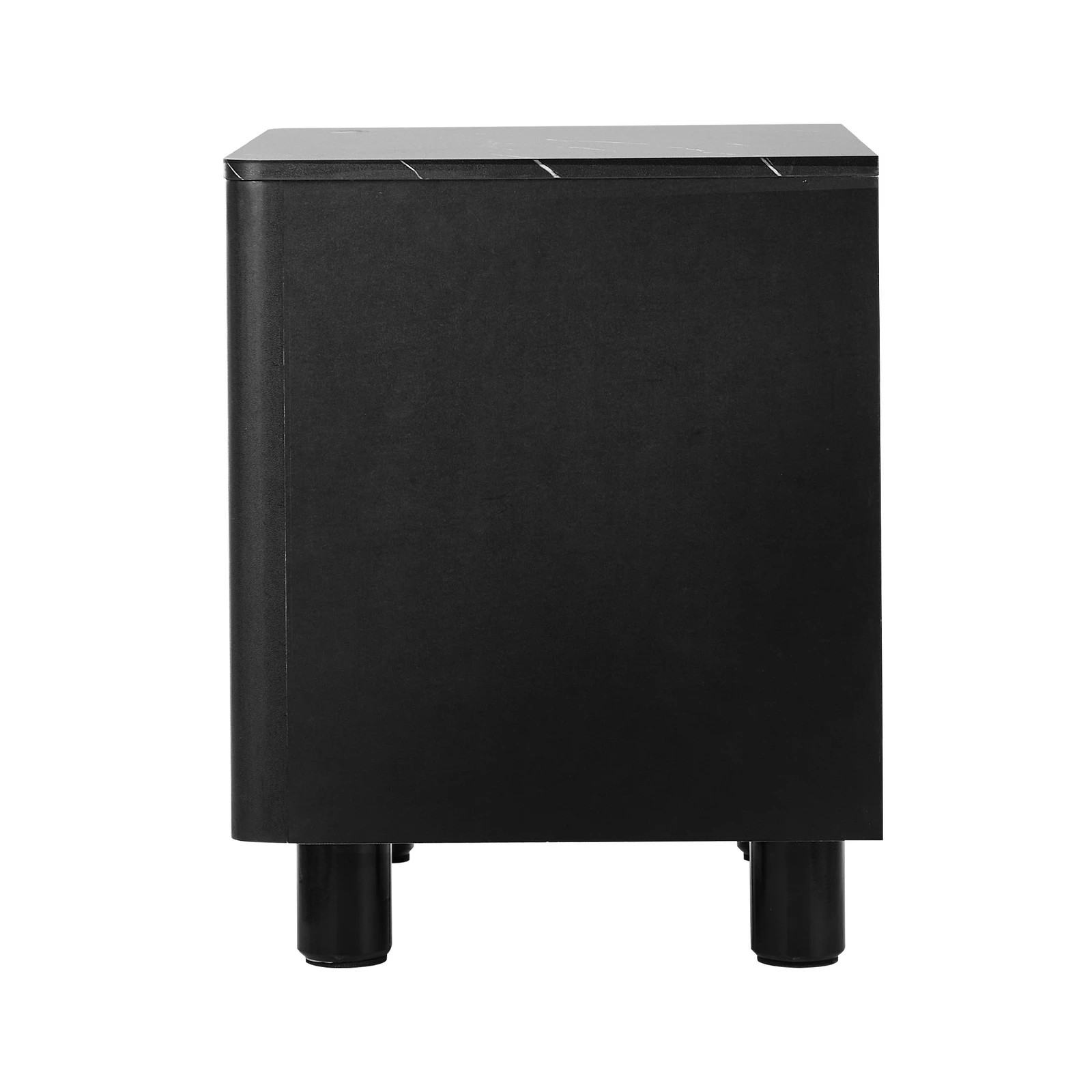 9 Oikiture 2x Bedside Table 2 Drawers Storage Cabinet Nightstand Side Table - Black, 9 of 9