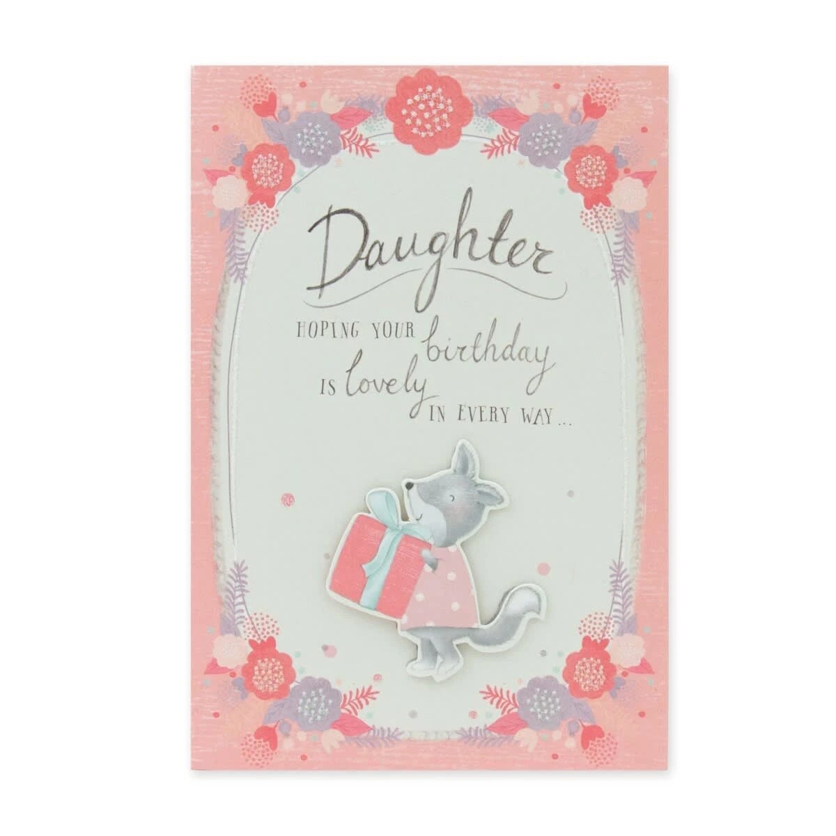 3 Connections from Hallmark Birthday Card For Daughter - Floral Fox, 3 of 3