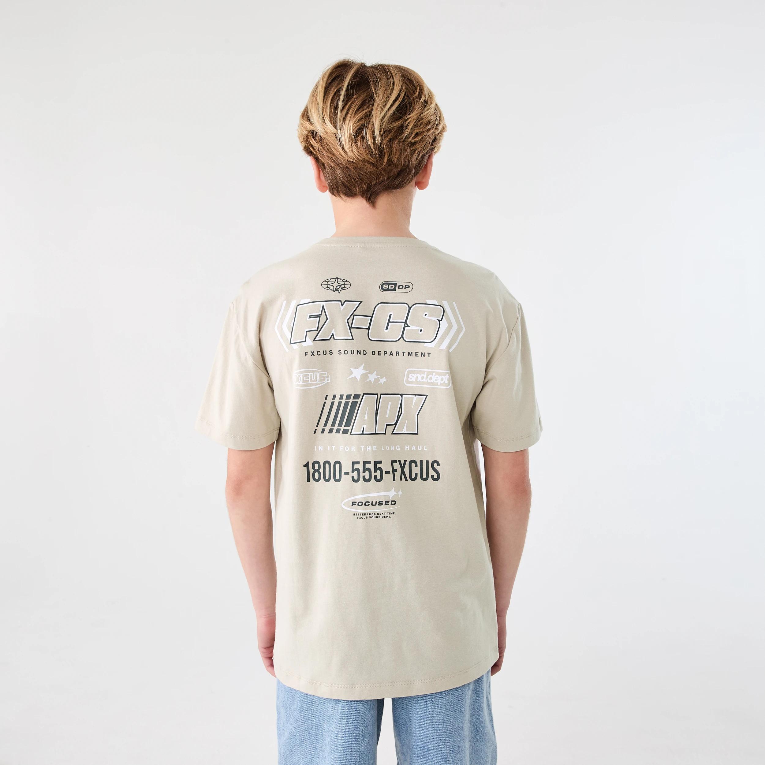 2 Short Sleeve Graphic Print T-shirt Bge Typogr, 2 of 7