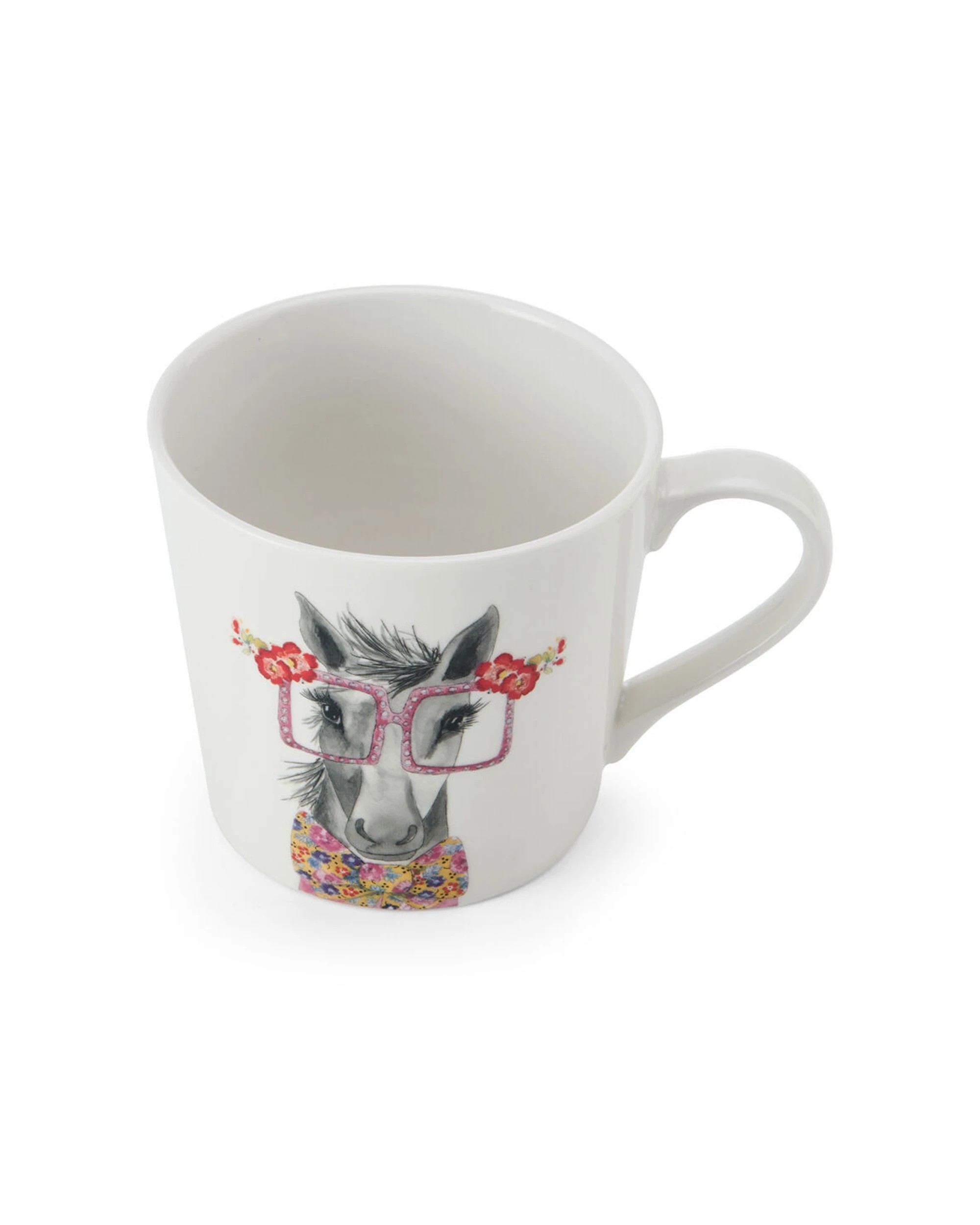 3 Mikasa 6PK Fine China Coffee Tea Mug 380ml Horse Themed Hand Painted Design - Multi, 3 of 3