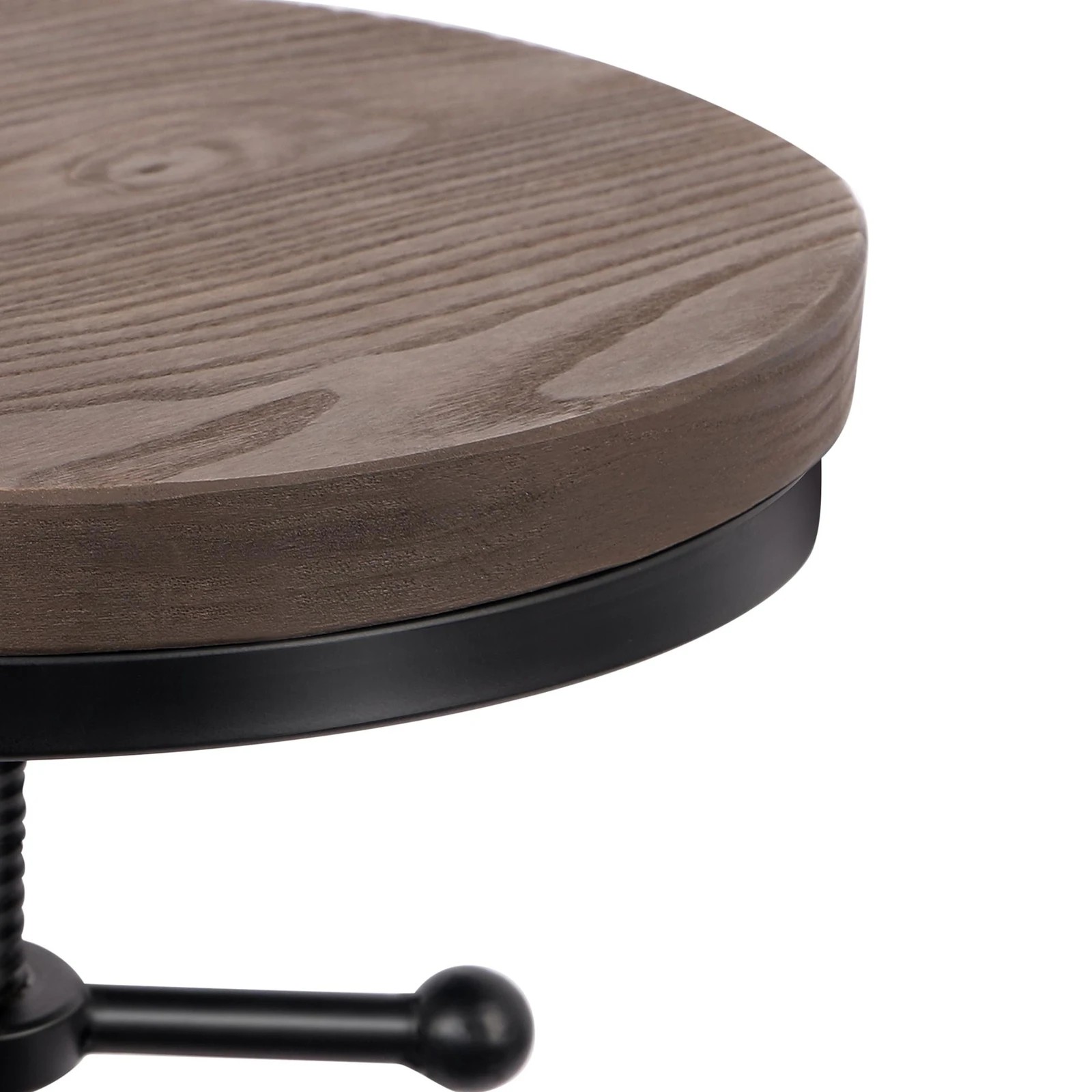 4 Alfordson 4x Bar Stool Retro Kitchen Vintage Chair Industrial Rustic Ezra - Black, 4 of 10