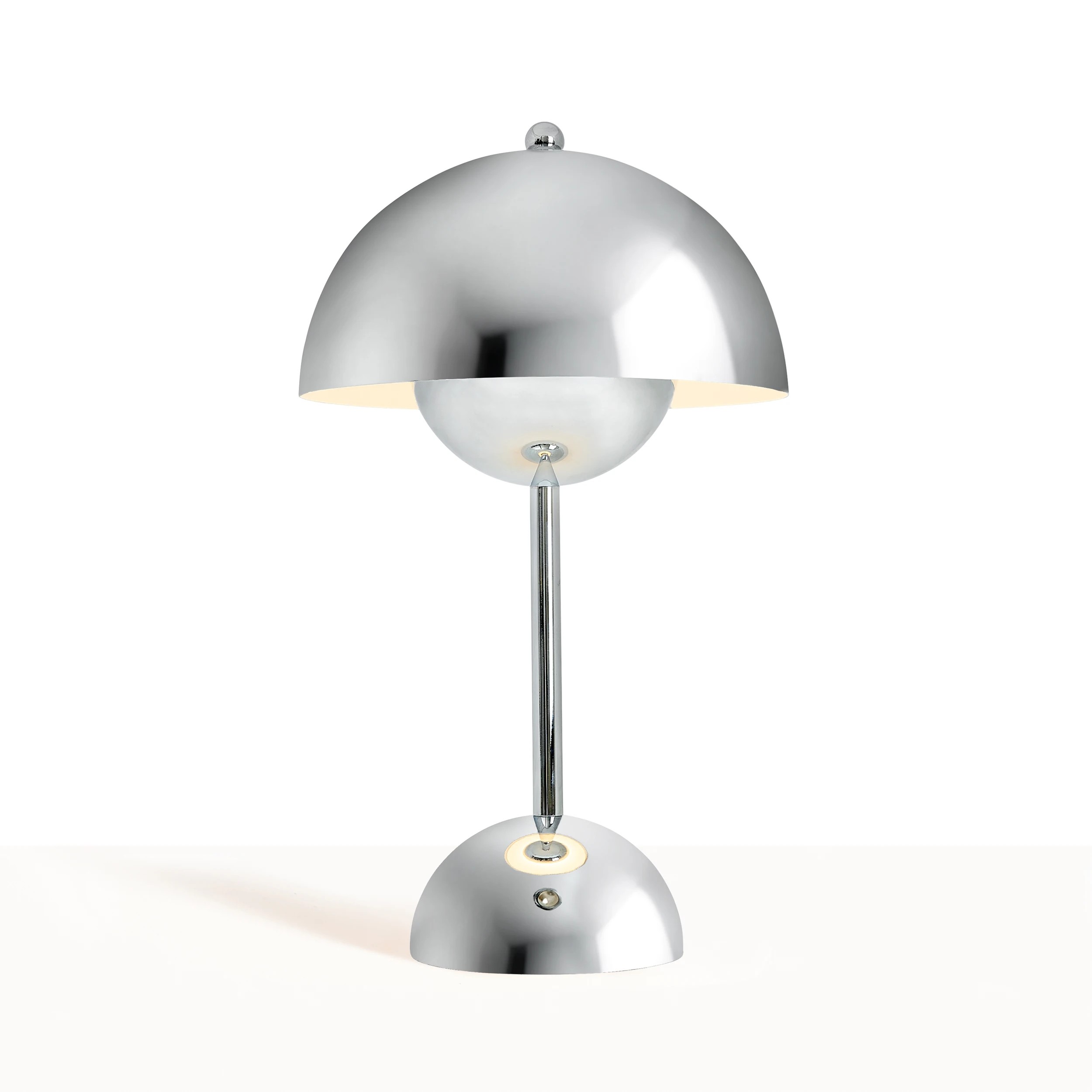 1 Nico Portable Rechargeable Lamp - Chrome, 1 of 8