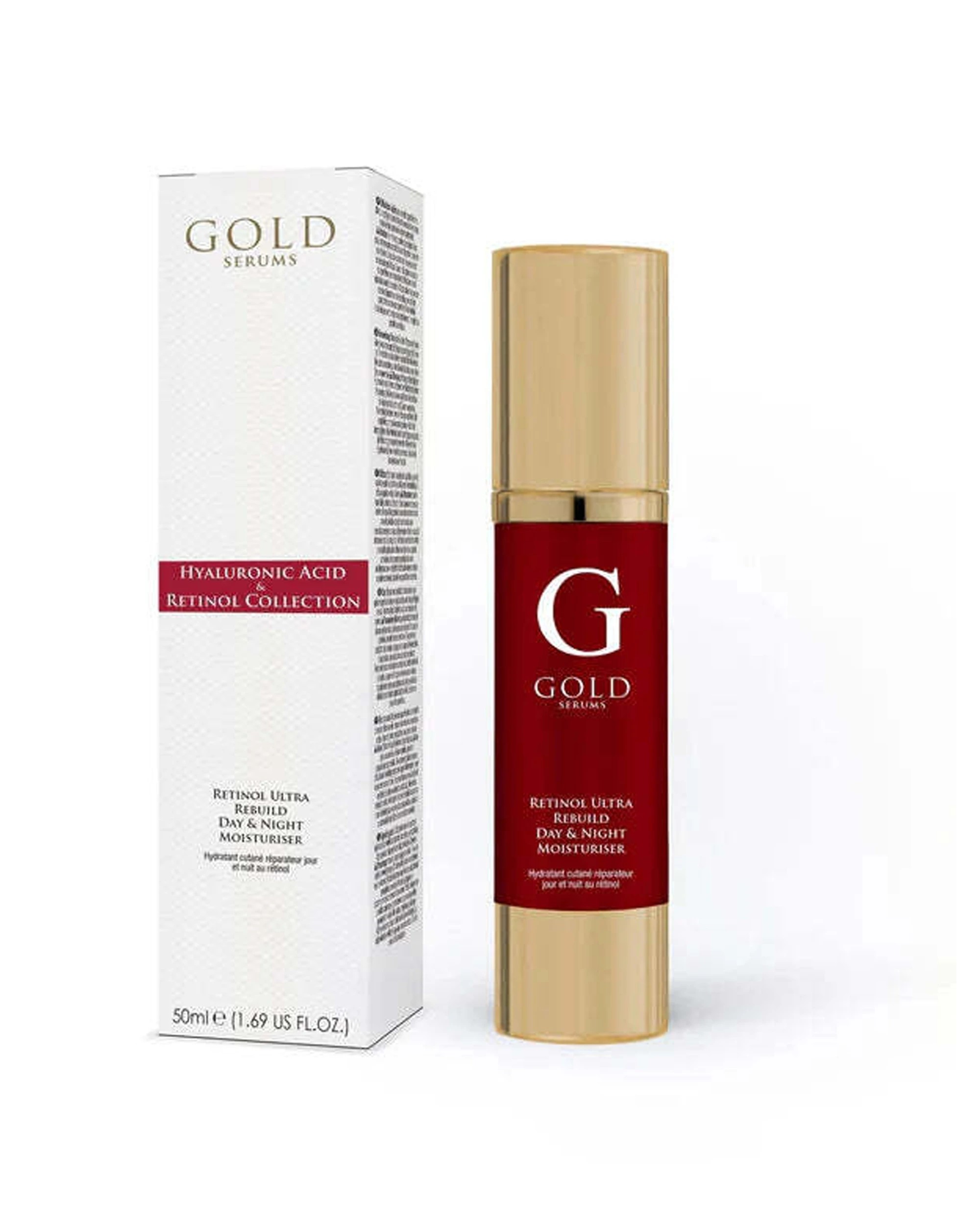 1 Gold Serums Retinol Ultra Rebuild Day And Night Moisturiser Skincare 50mL - Multi, 1 of 2