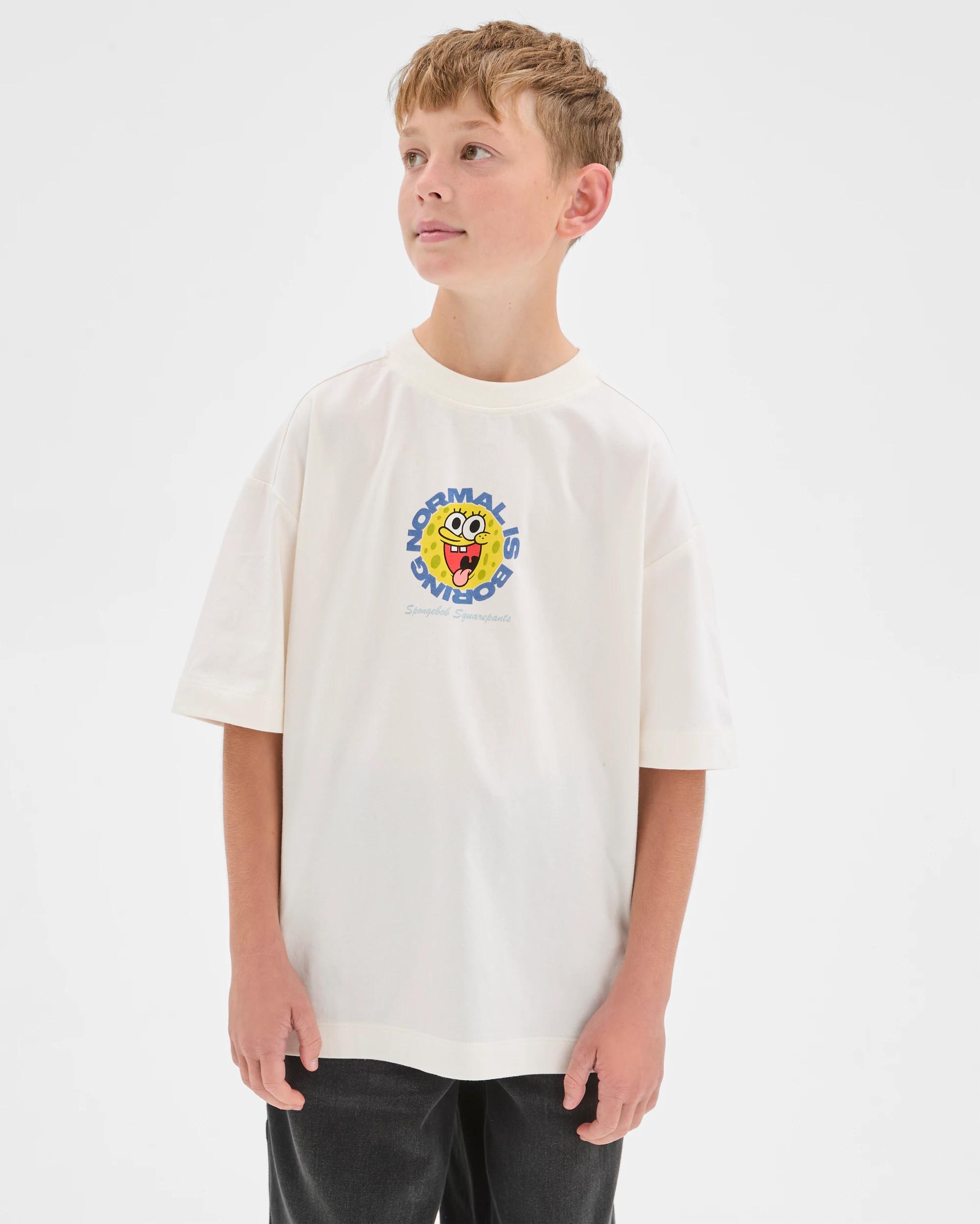 4 SpongeBob SquarePants Australian Cotton T-Shirt OFF WHITE, 4 of 7