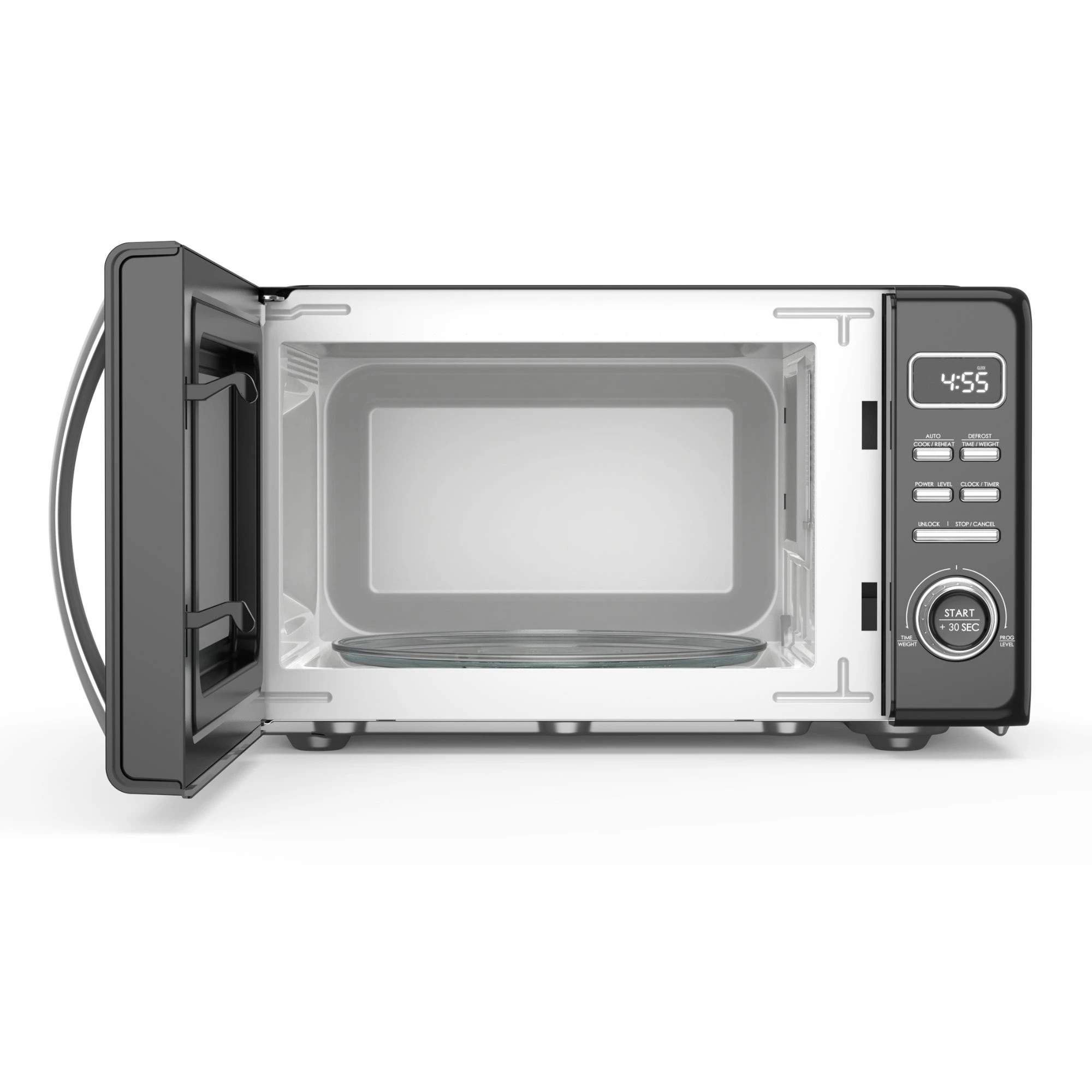 6 Total Chef Retro Microwave Oven 25L - Black, 6 of 9