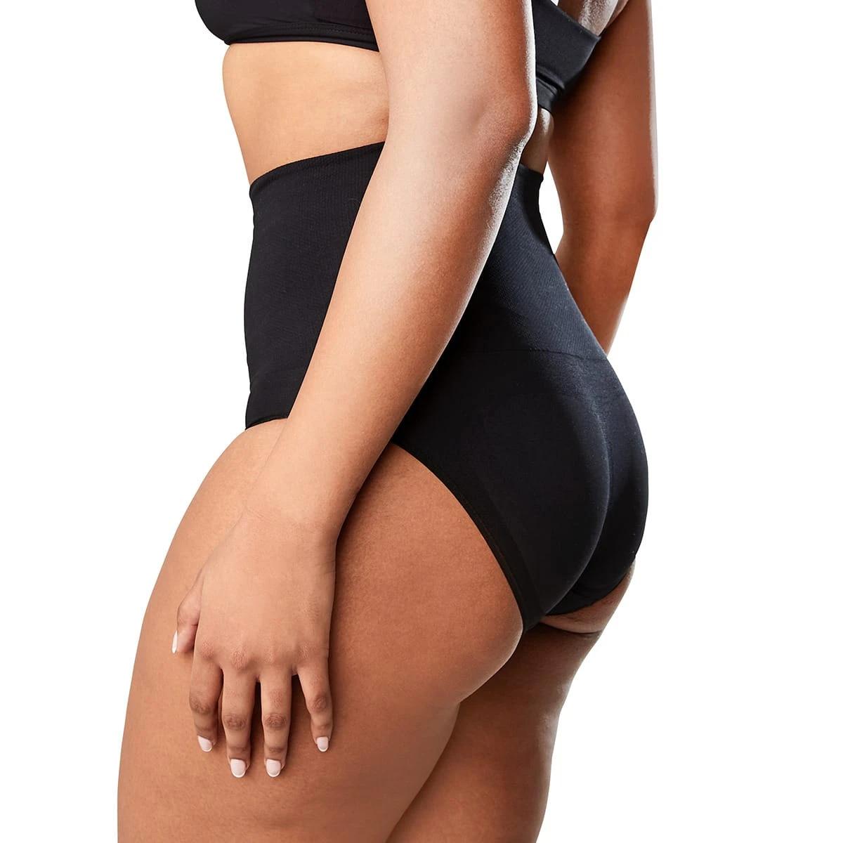 4 2 Pack Firm Control Seamfree Shaping Briefs BLACK, TAN, 4 of 8