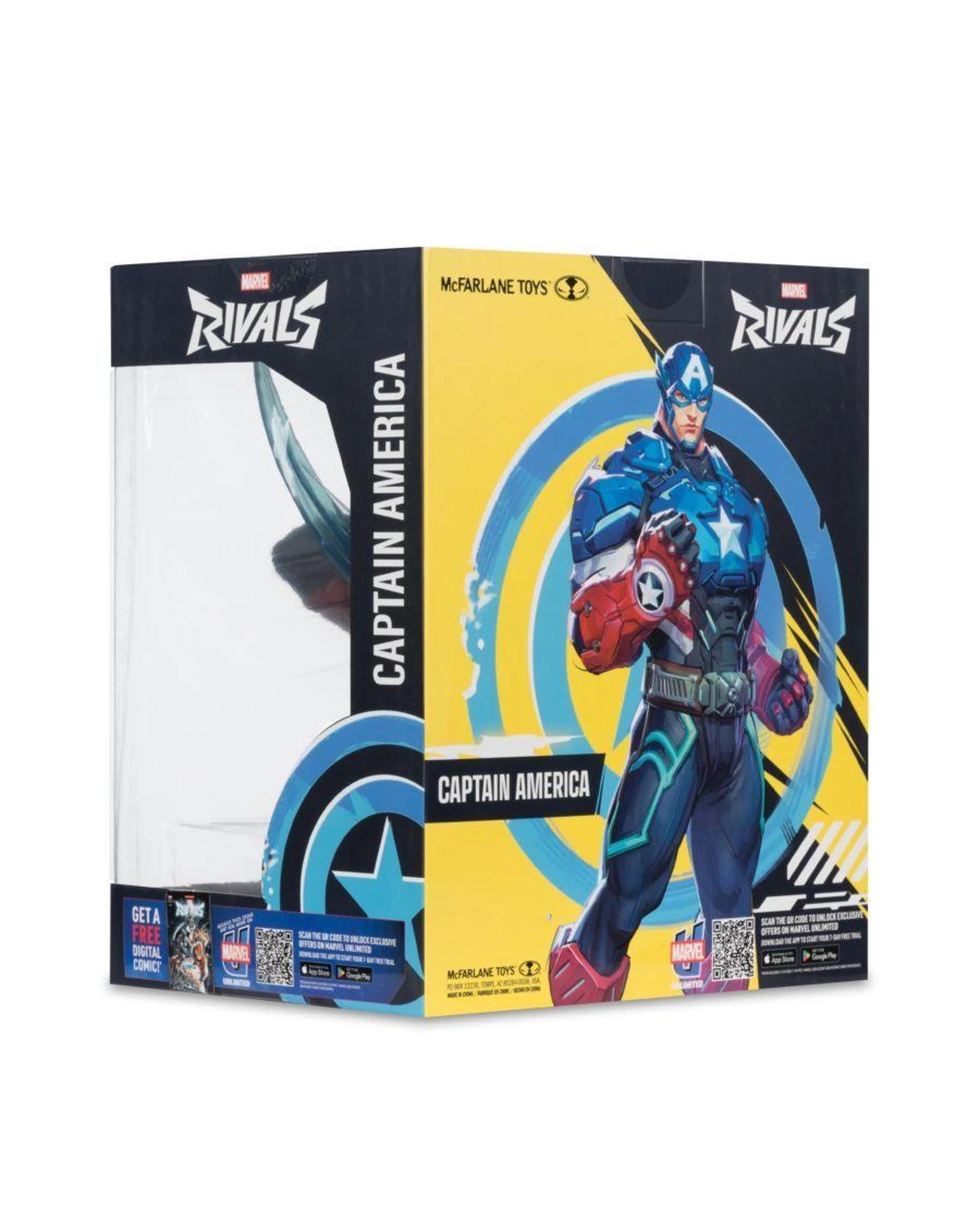 8 McFarlane Marvel Rivals Captain America 1:10th Scale Figure, 8 of 9