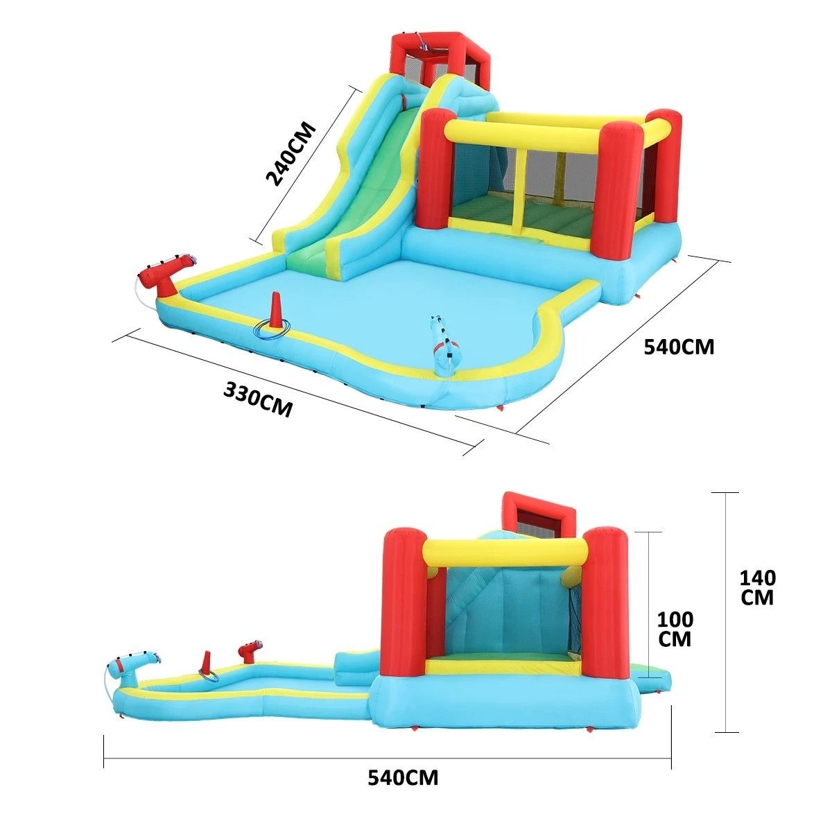 2 Kidbot All In 1 Inflatable Water Park Water Slide, 2 of 2