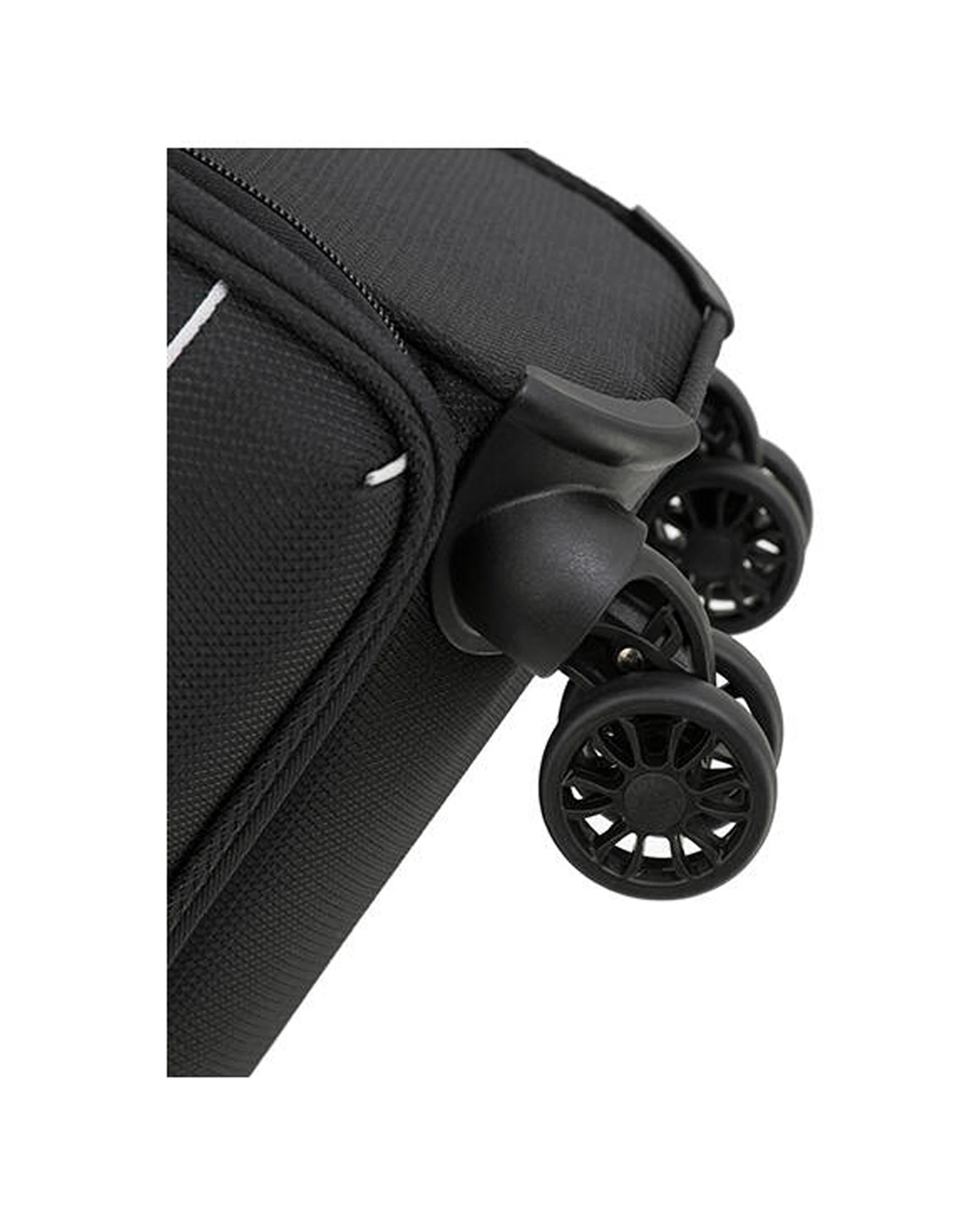 3 Tosca 3Pc So-Lite 2-Wheel Suitcase Travelling Luggage Trolley Set - Black, 3 of 9