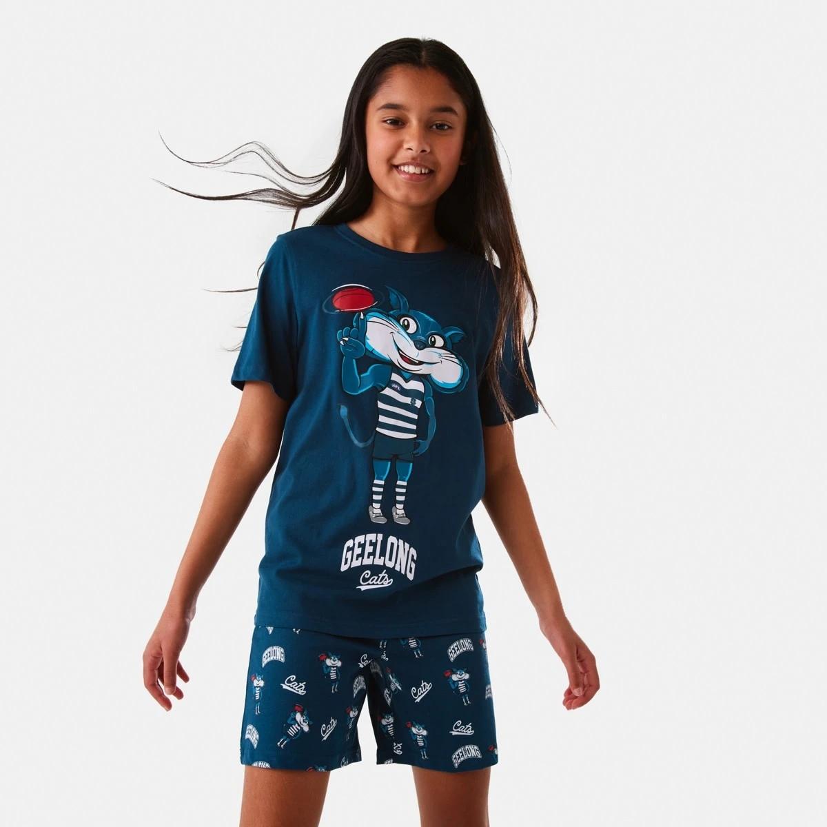 3 Active Kids AFL Pyjama Set Geelong, 3 of 8